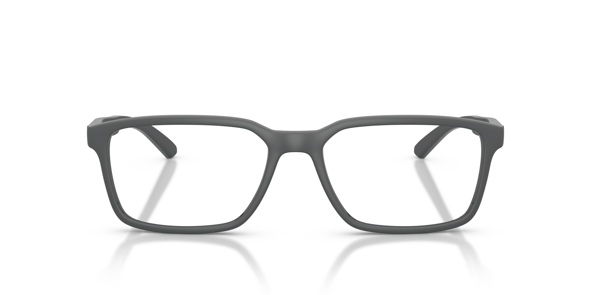 AN7293 Dark Grey Matte Inside Outside PlasticEyeglass Frames for Glasses Direct, Front View
