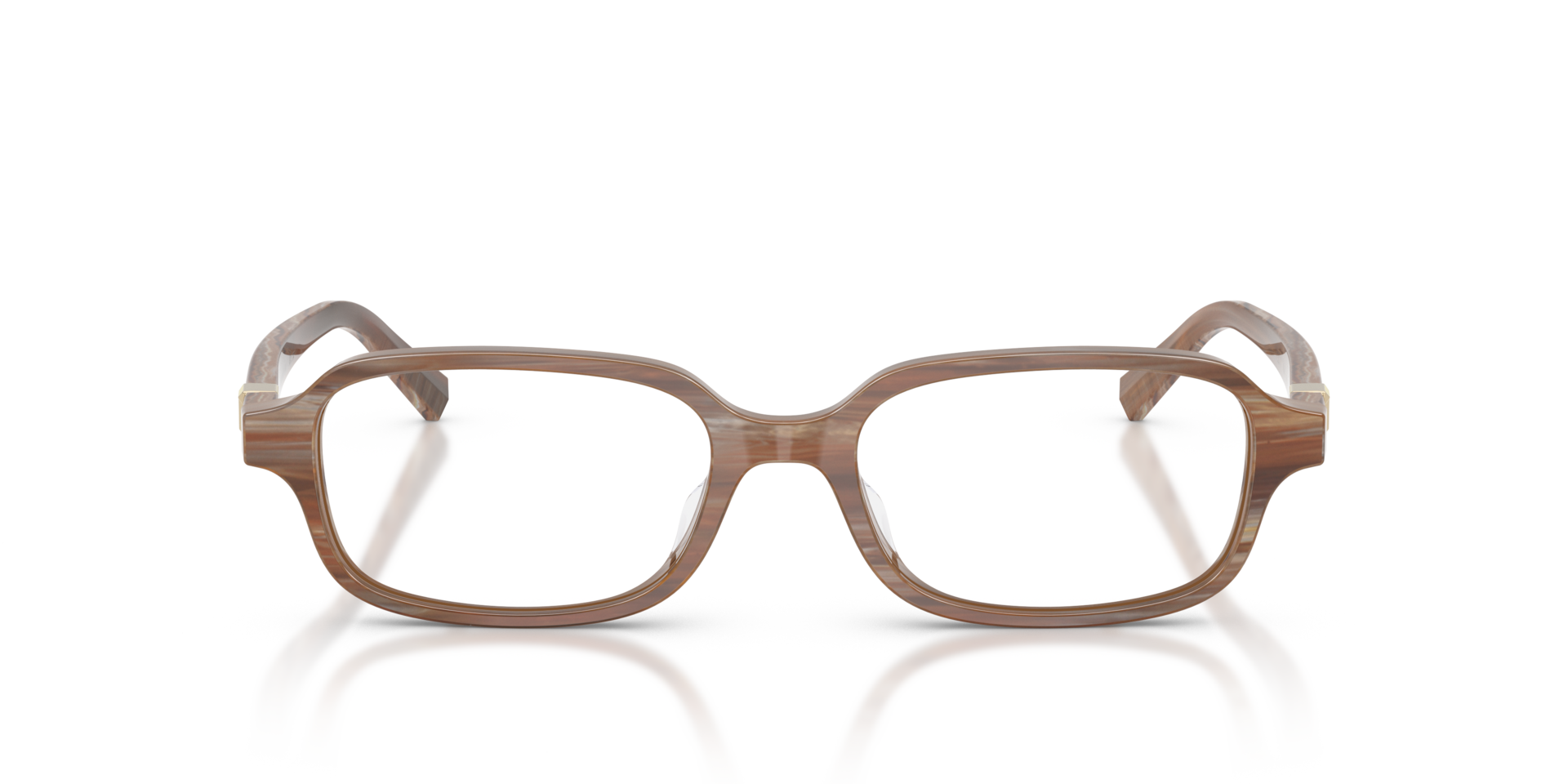 TF2307D Striped Topaz AcetateEyeglass Frames for Glasses Direct, Front View