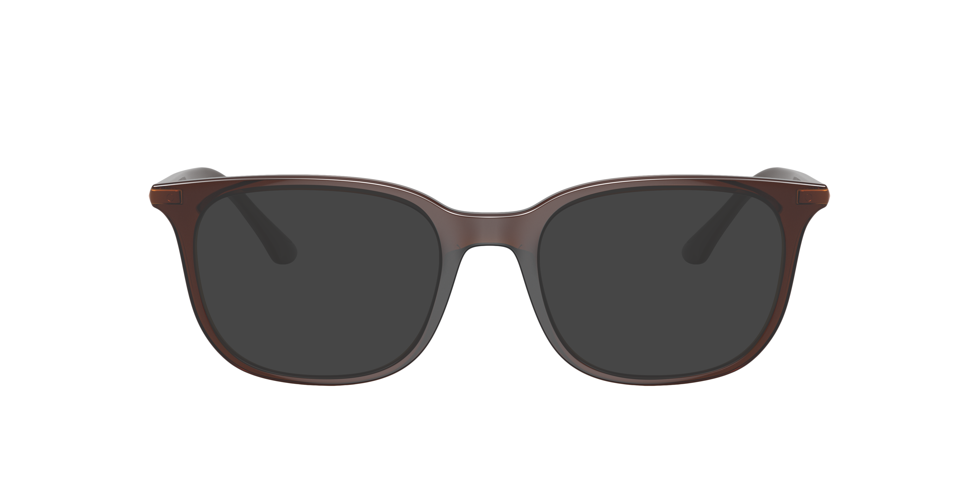 RB7211 Transparent Brown PlasticEyeglass Frames for Glasses Direct, with Tinted Lenses