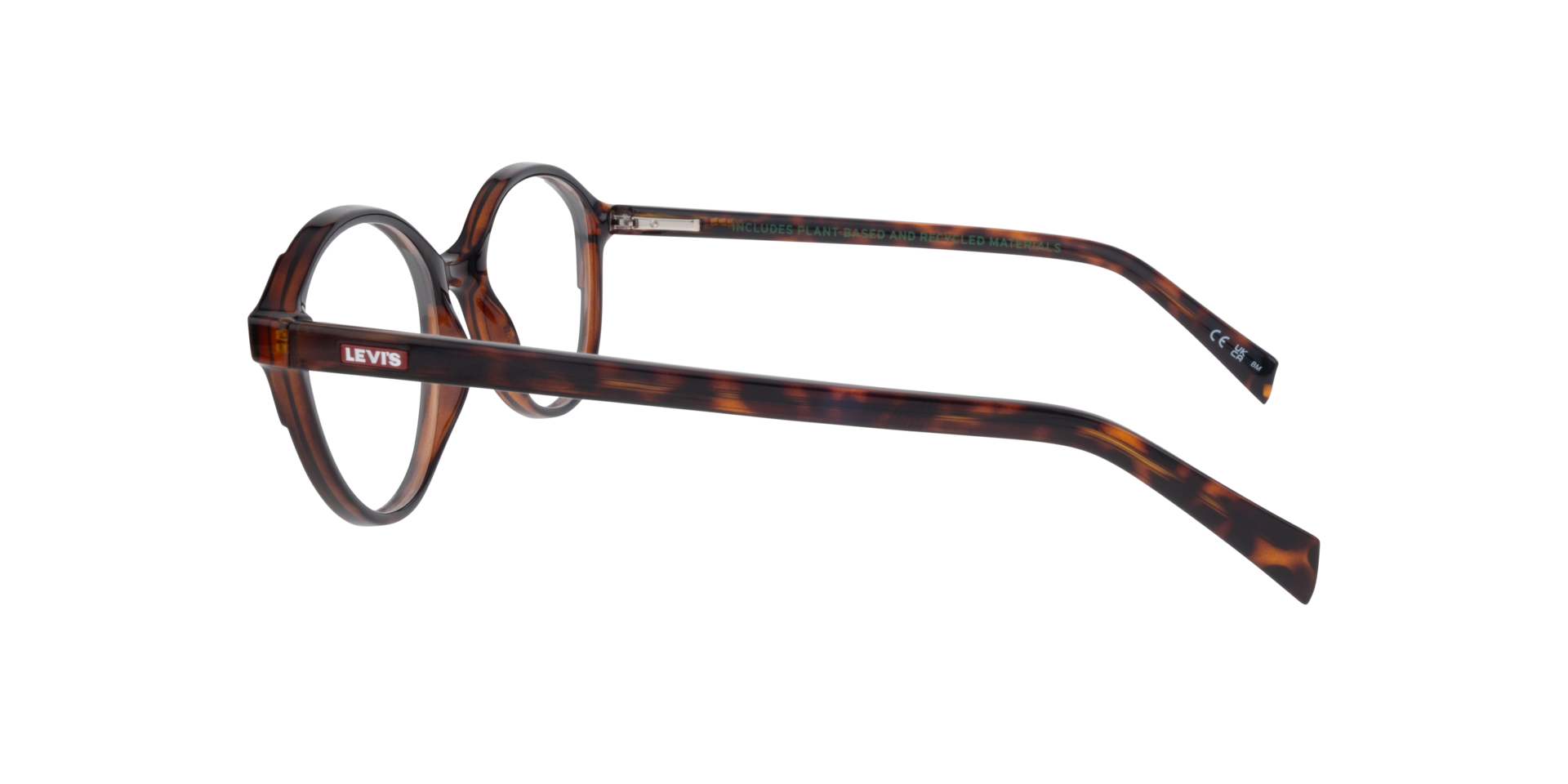 LV 1054 Tortoise PlasticSunglass Frames for Glasses Direct, Side View