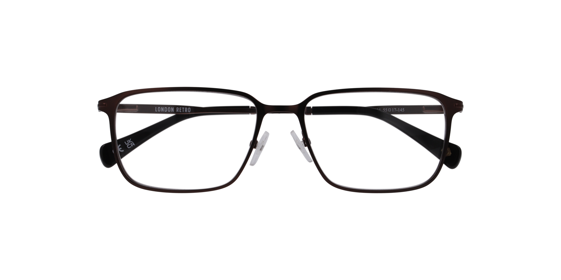 Malden Brown MetalEyeglass Frames for Glasses Direct, Closed View