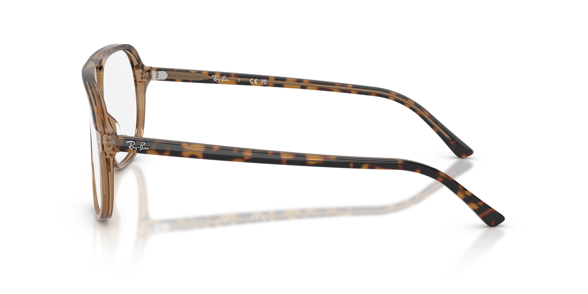RB5698 Havana & Brown AcetateEyeglass Frames for Glasses Direct, Side View