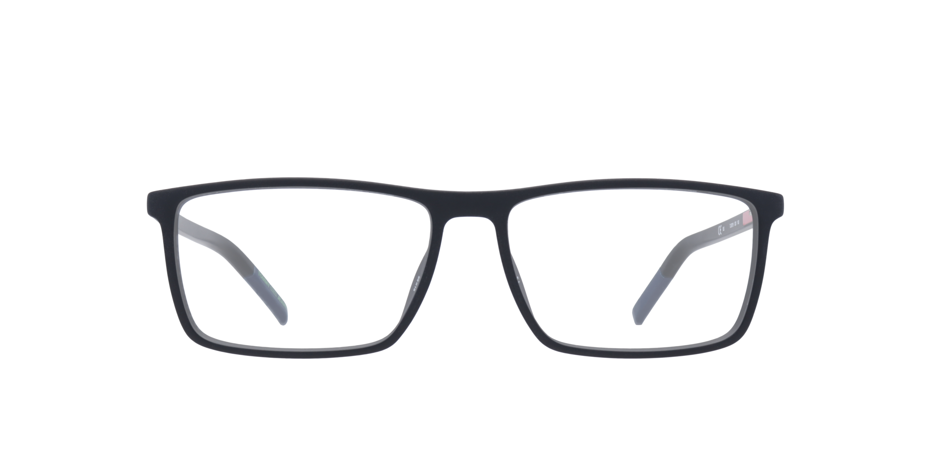 TJ 0019 Black PlasticEyeglass Frames for Glasses Direct, Front View