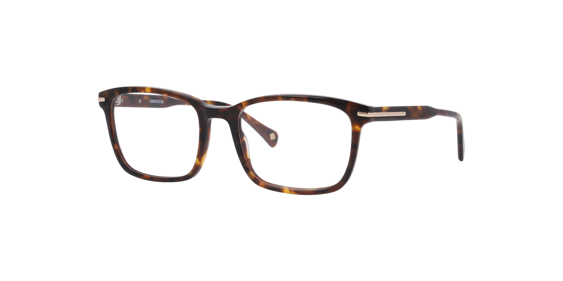 Mayfair Havana Brown AcetateEyeglass Frames for Glasses Direct, Angle View