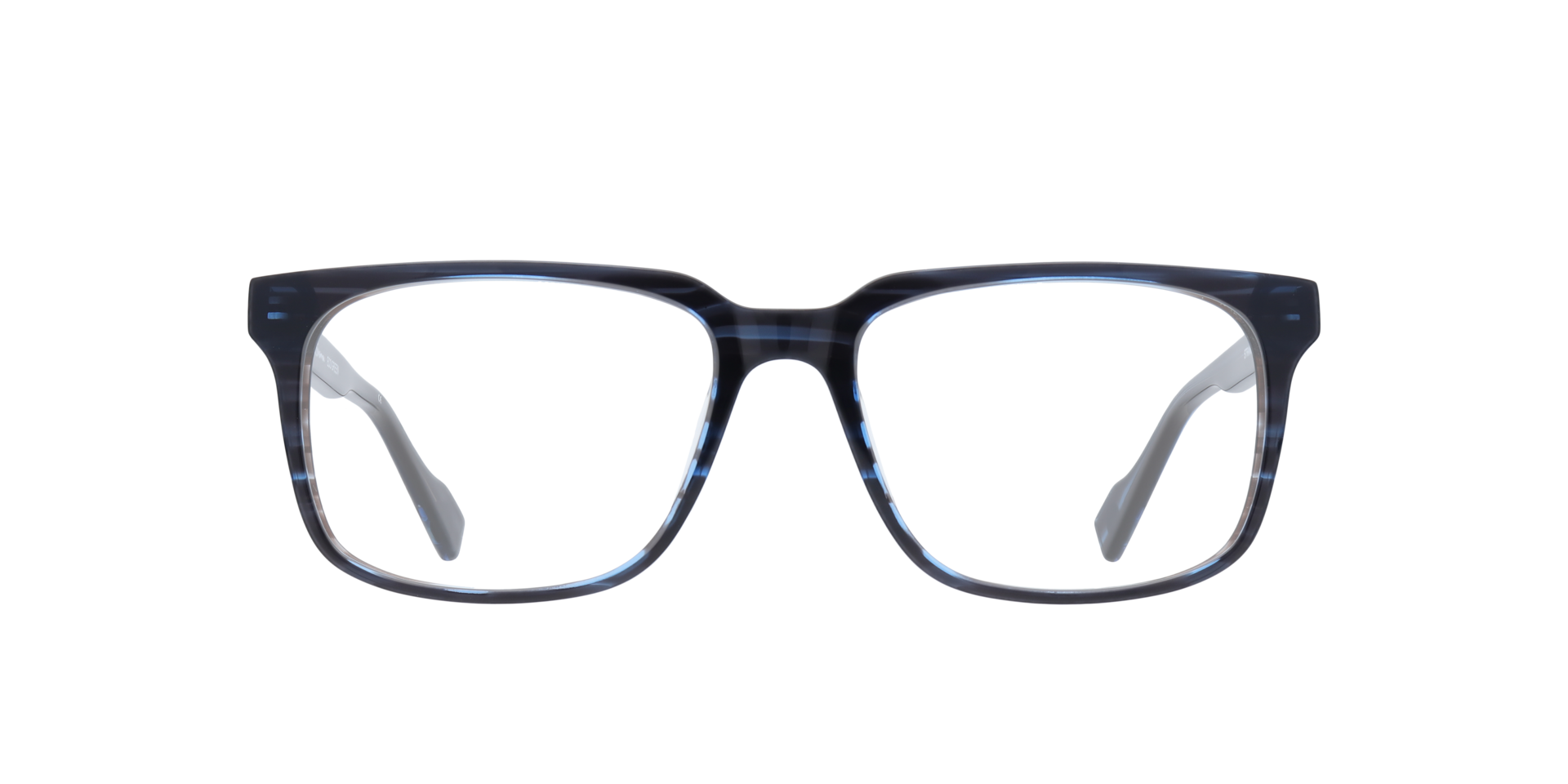 Strand Blue MetalEyeglass Frames for Glasses Direct, Front View