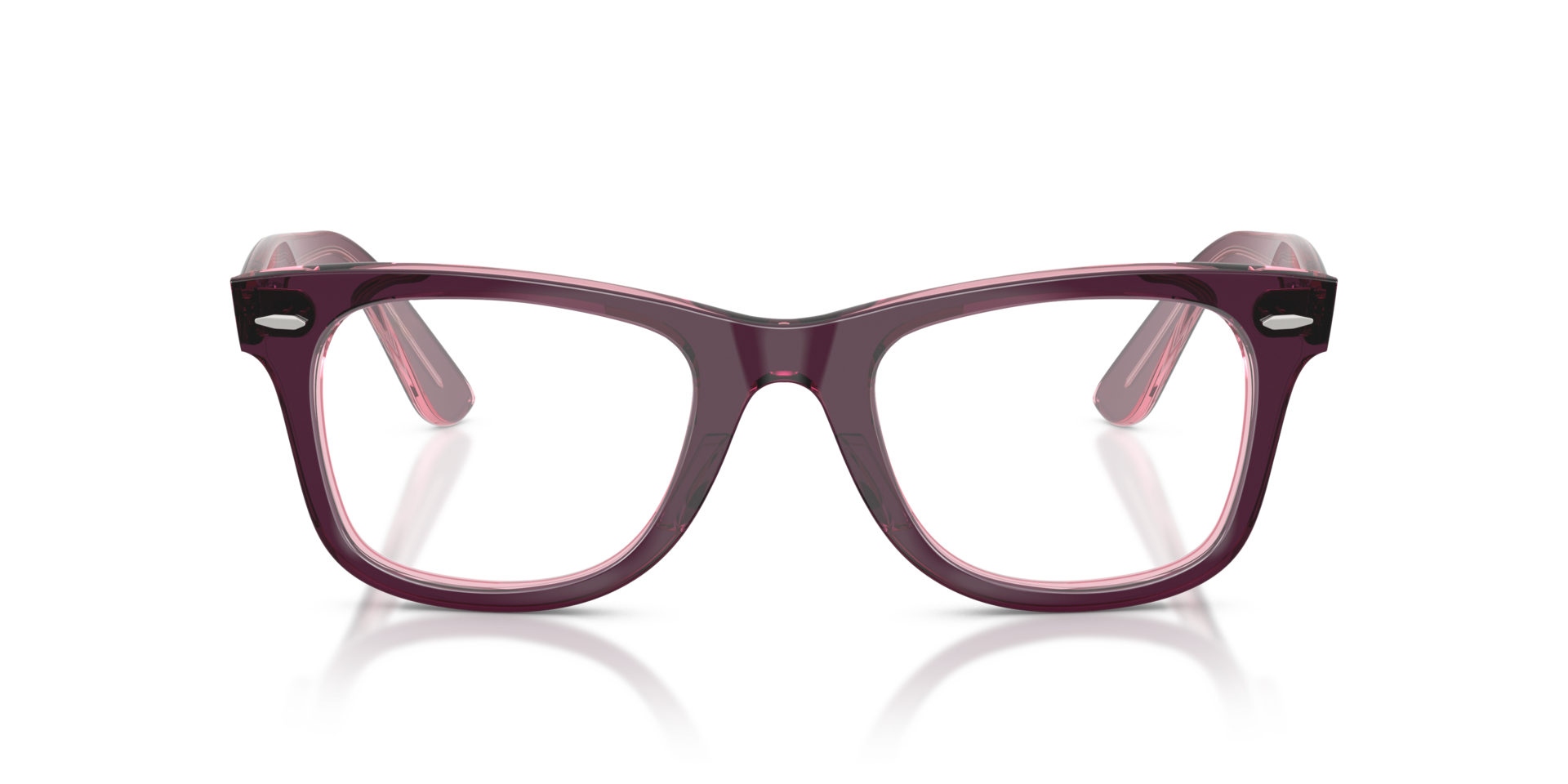 Violet On Transparent Pink RB4340V -  Plastic