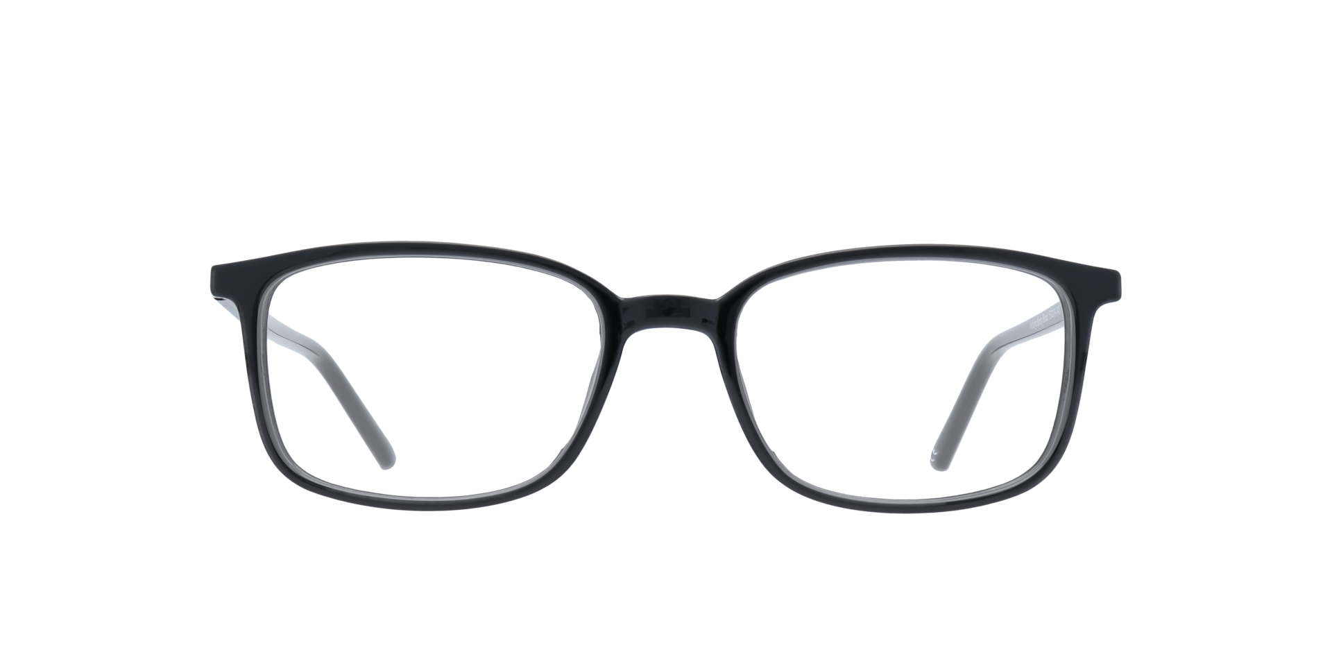 Ashlyn Shiny Black PlasticEyeglass Frames for Glasses Direct, Front View