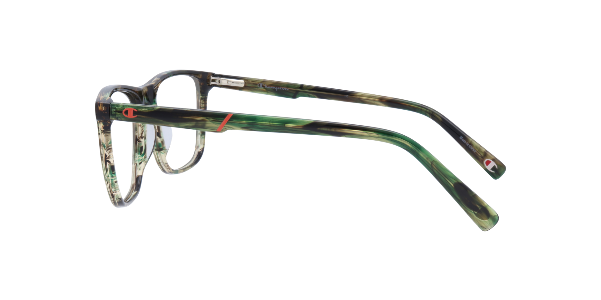 Snag Green MetalEyeglass Frames for Glasses Direct, Side View