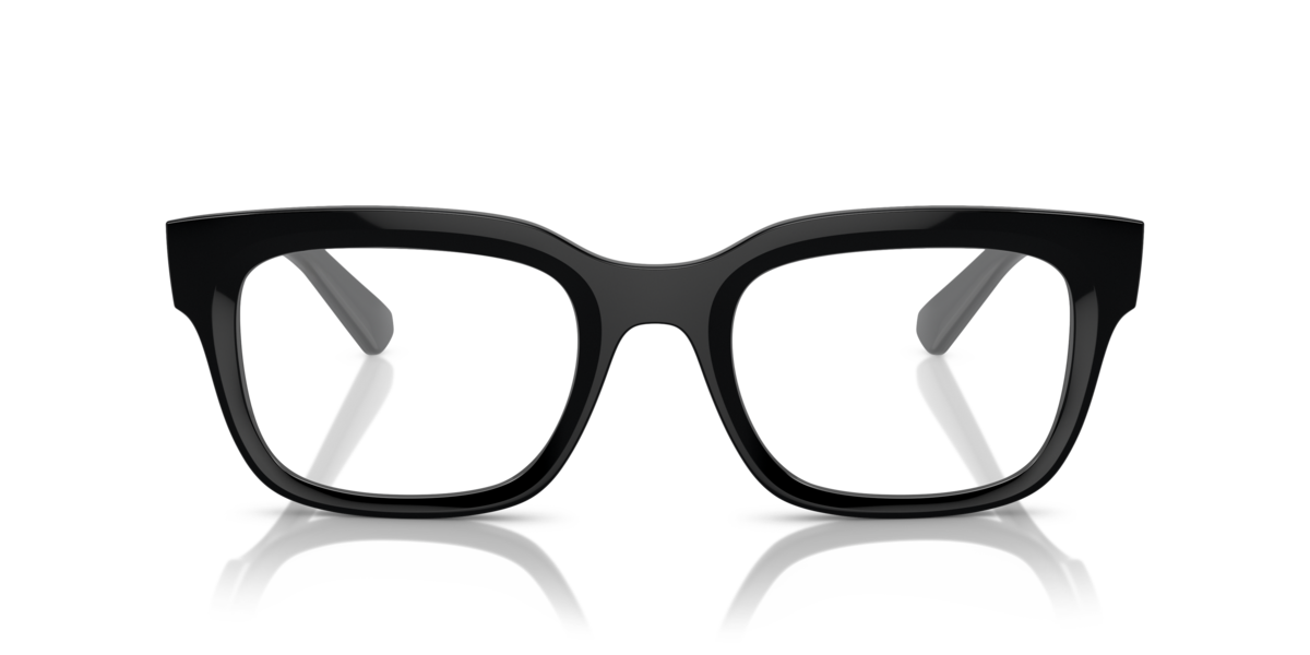 Ray-Ban Unisex Black Rectangle Plastic Eyeglasses Online - Full Rim - Rb7217