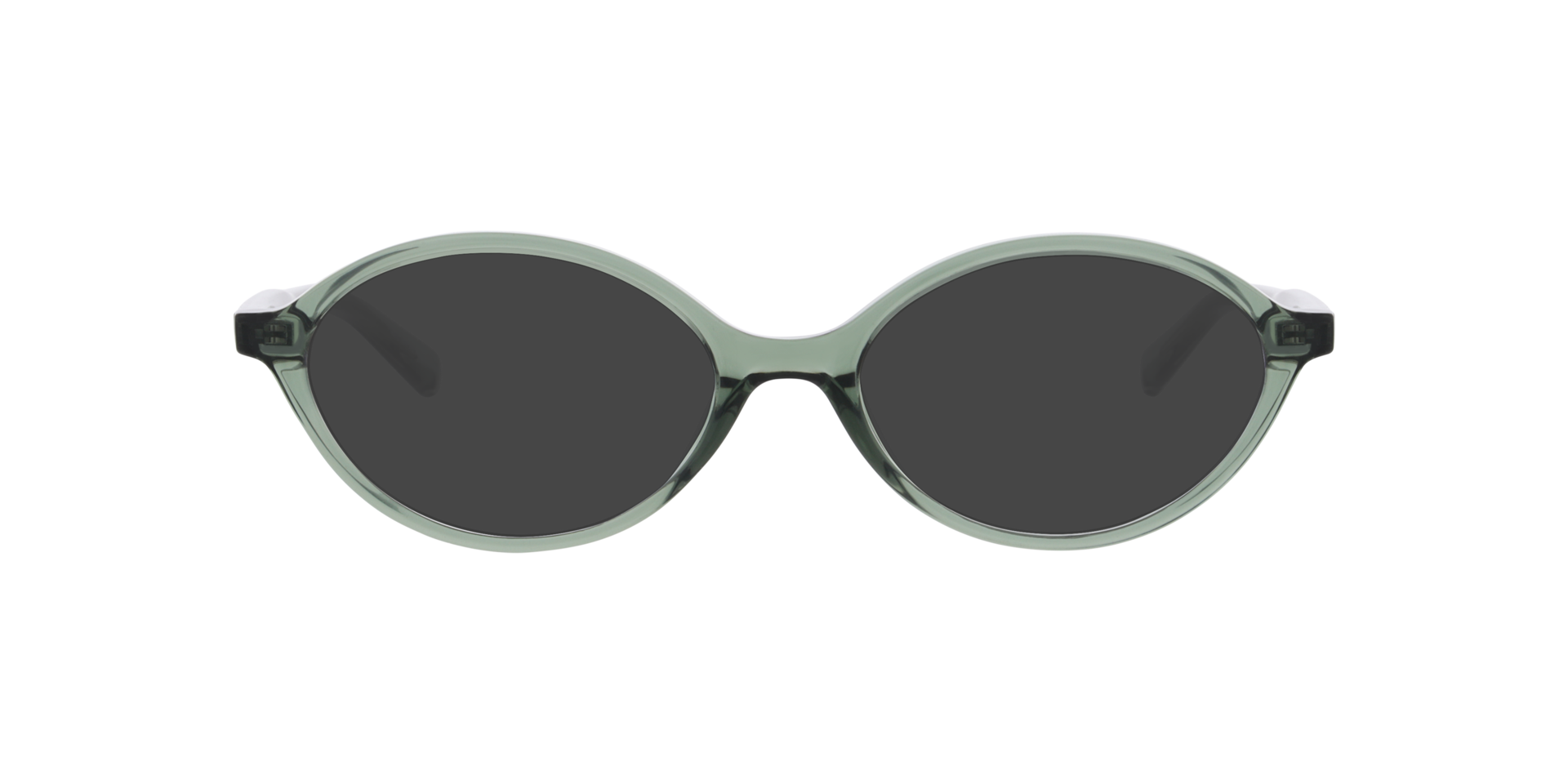 Meadow Transparent Green PlasticEyeglass Frames for Glasses Direct, with Tinted Lenses