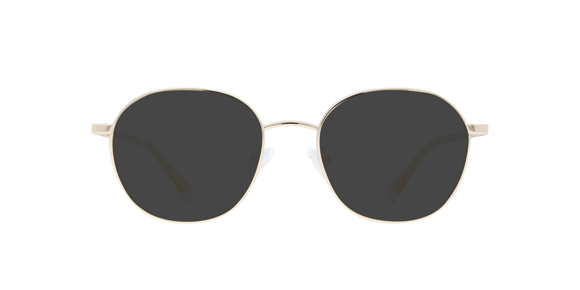 PLD D456/G Gold Shiny MetalEyeglass Frames for Glasses Direct, with Tinted Lenses