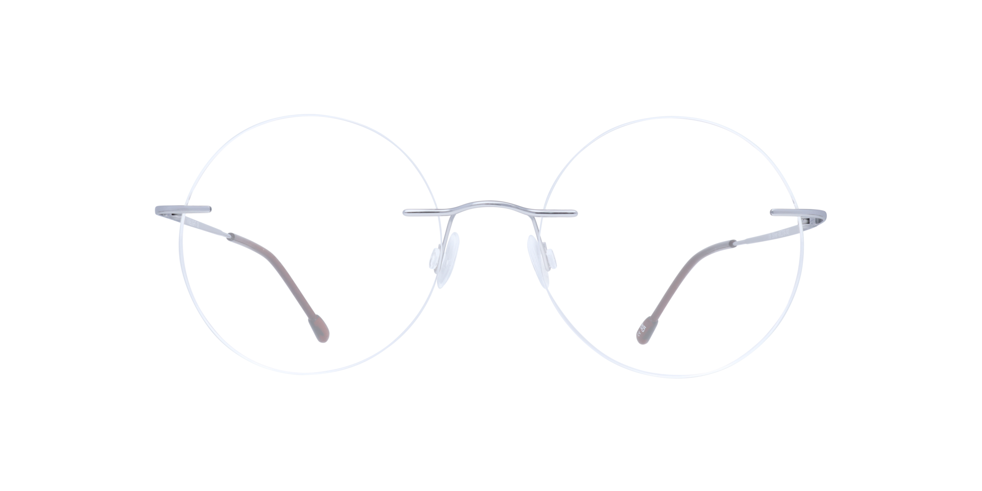 Ira Silver MetalEyeglass Frames for Glasses Direct, Front View