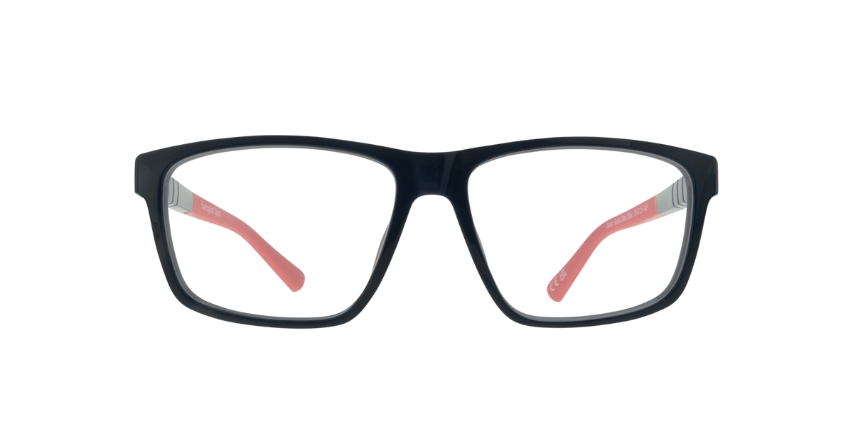 Harrington Sport Men's Solid Dark Blue Rectangle Plastic Eyeglasses Online - Full Rim - Jason