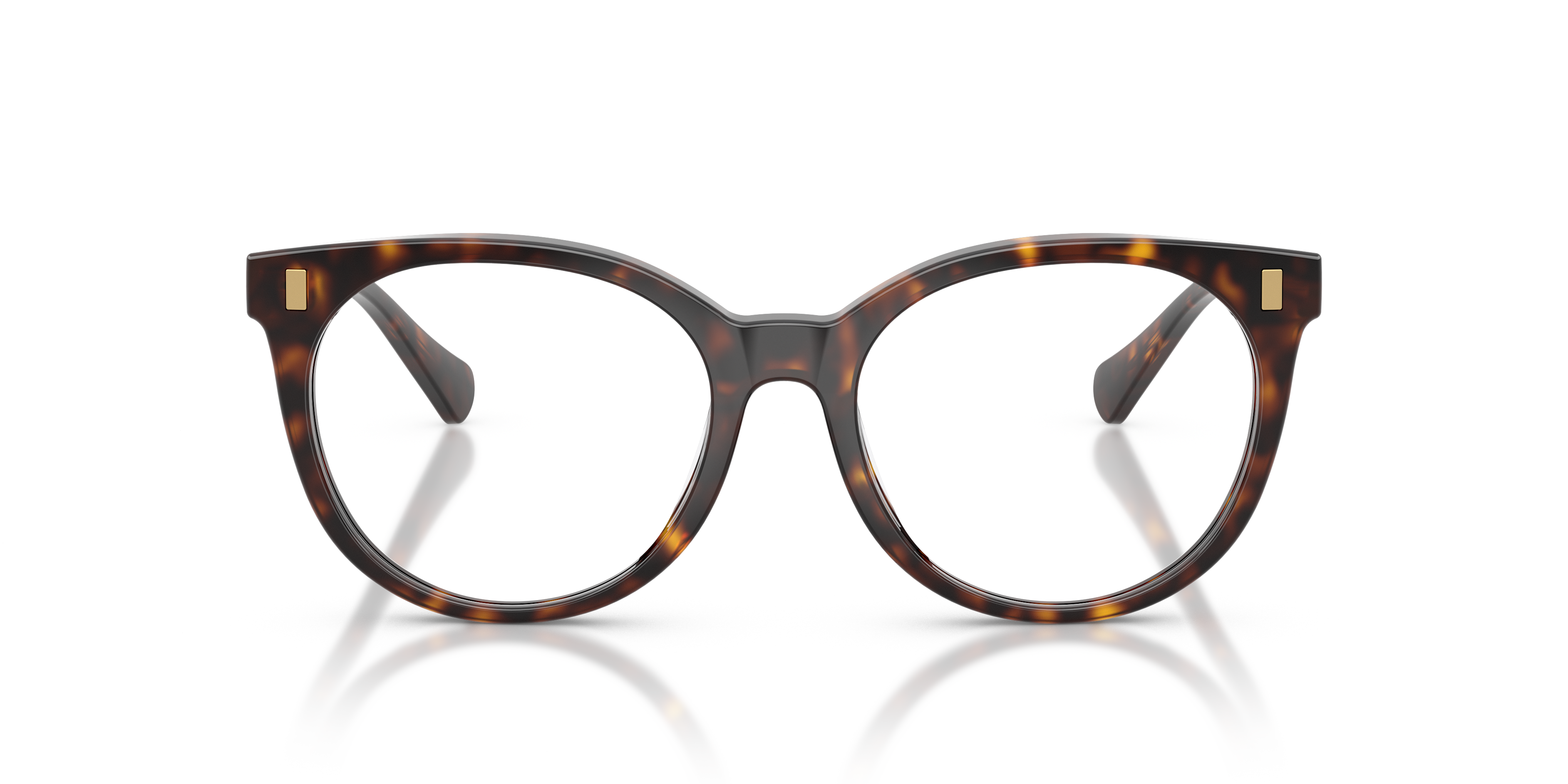 RA7182U Shiny Dark Havana AcetateEyeglass Frames for Glasses Direct, Front View
