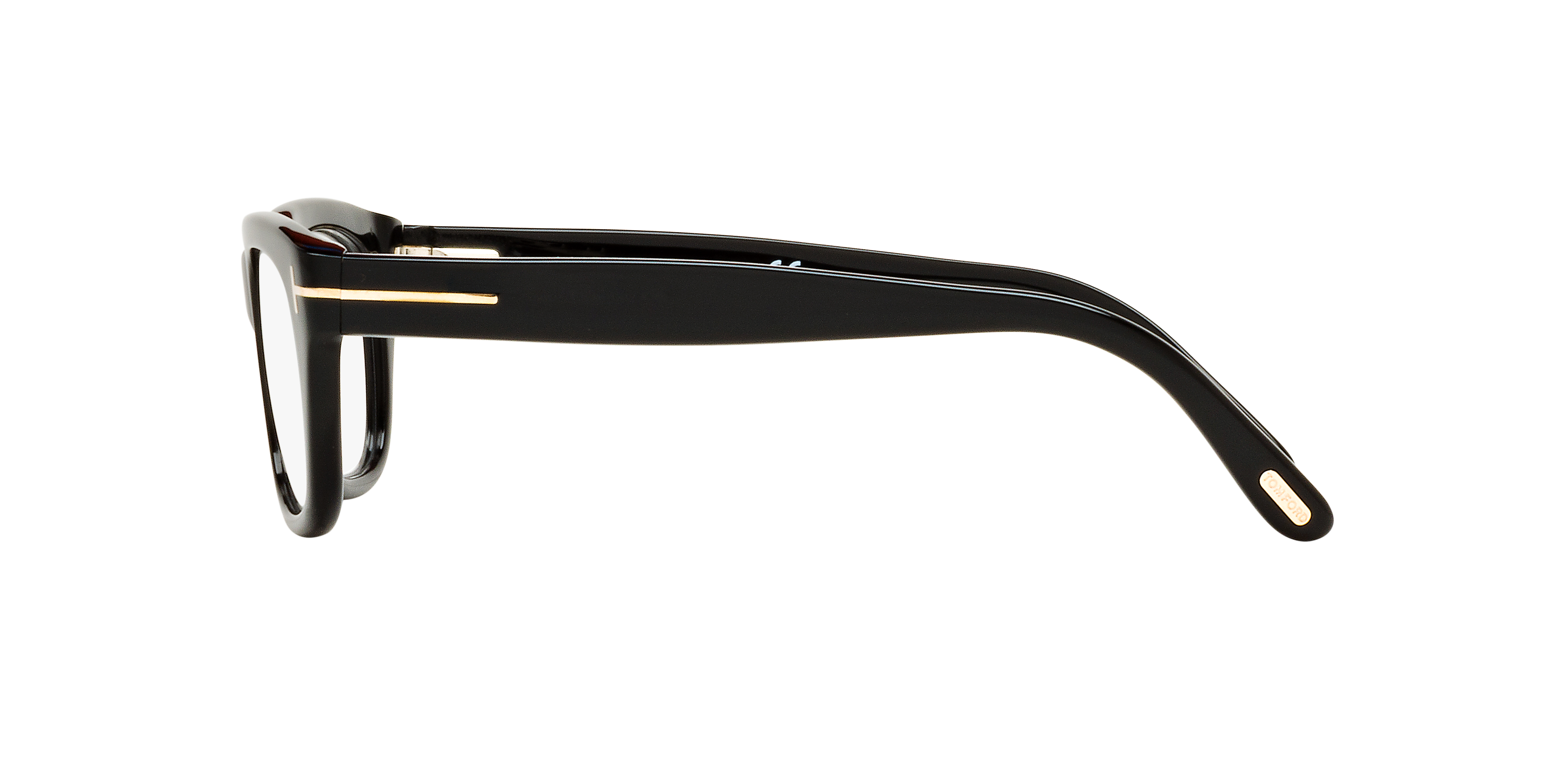FT5178 Black Shiny AcetateEyeglass Frames for Glasses Direct, Side View