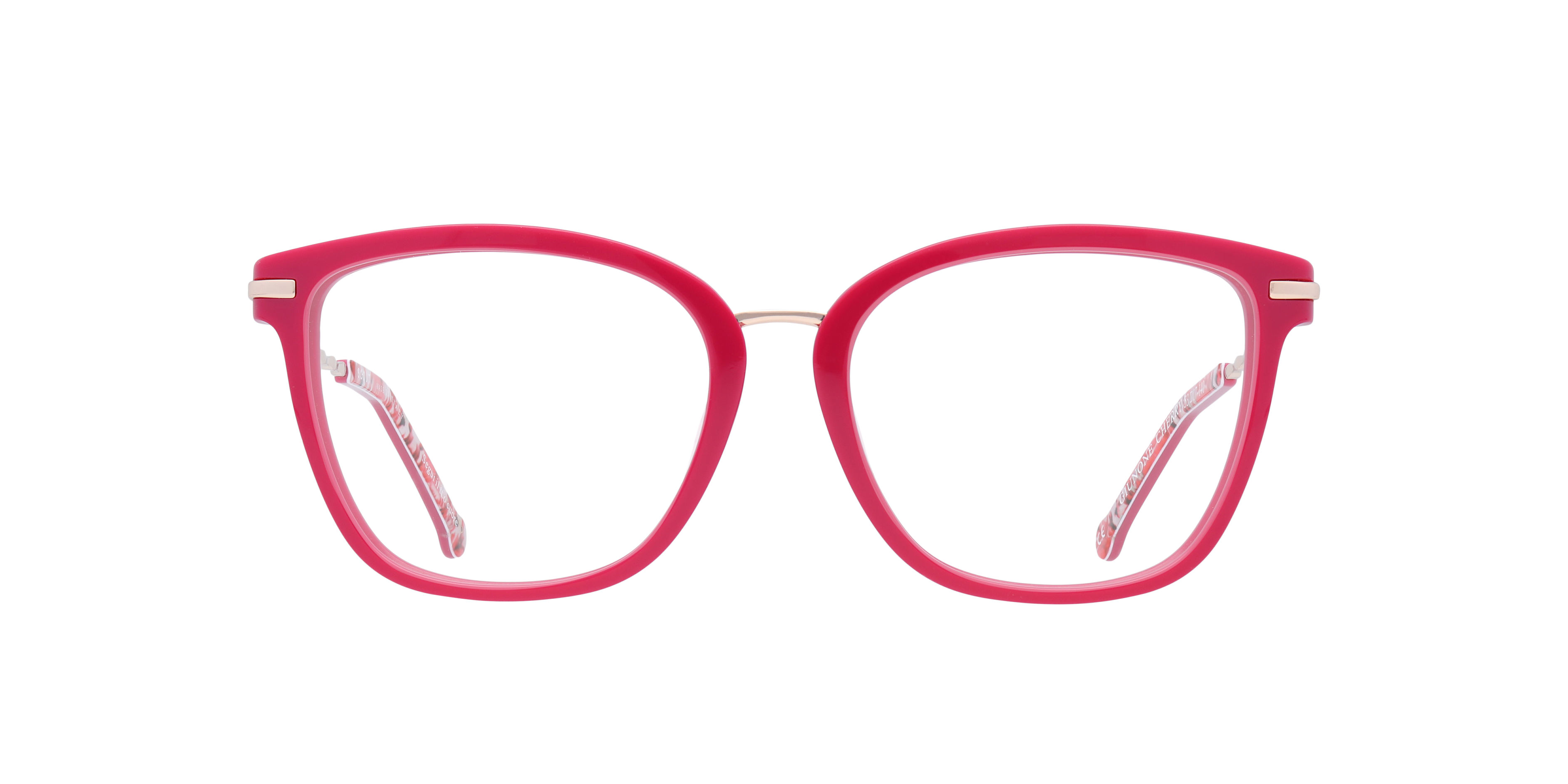 Giunone Cherry AcetateSunglass Frames for Glasses Direct, Front View