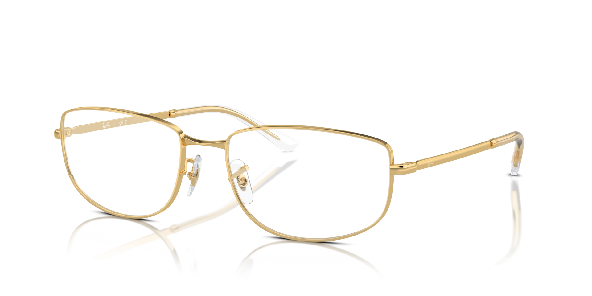 RB3732V Arista Gold MetalEyeglass Frames for Glasses Direct, Angle View