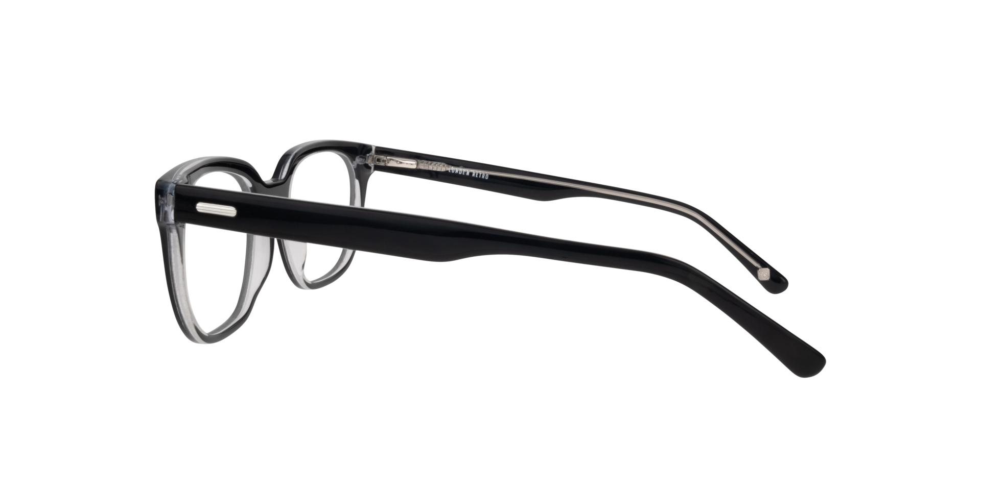 Hanwell Light Brown Wood Crystal AcetateEyeglass Frames for Glasses Direct, Side View