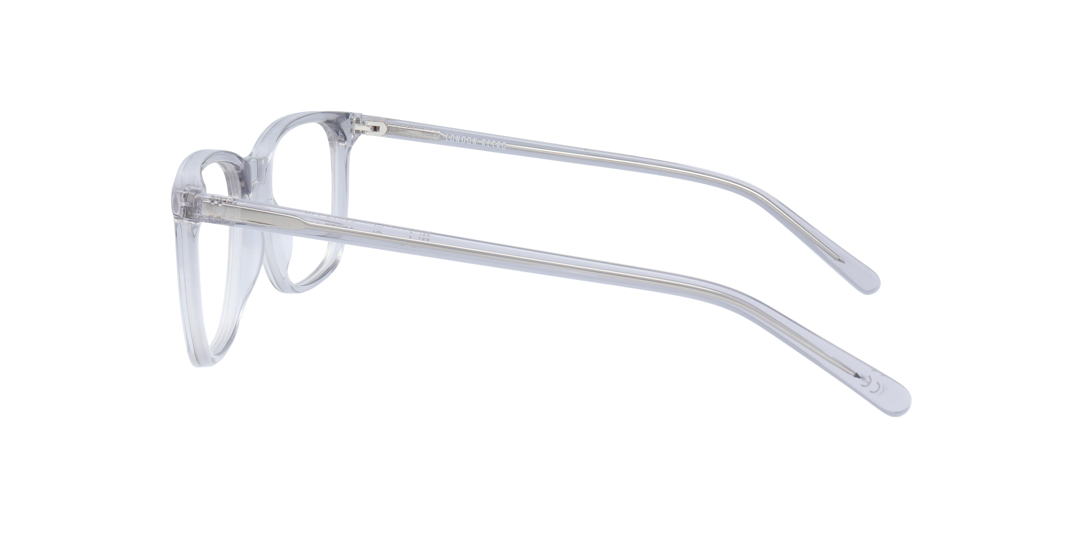 Highgate Clear AcetateEyeglass Frames for Glasses Direct, Side View