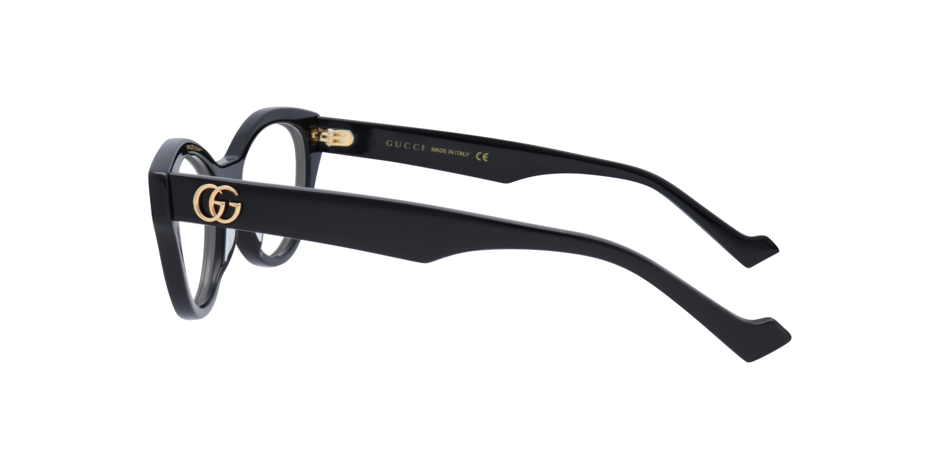 GG0959O Black AcetateEyeglass Frames for Glasses Direct, Side View