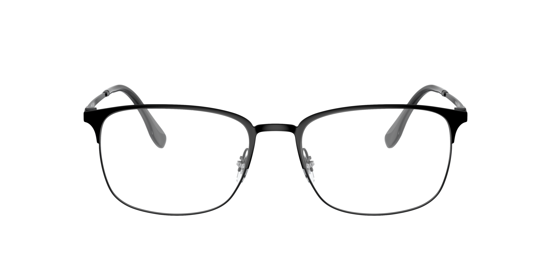 RB6494 Black MetalEyeglass Frames for Glasses Direct, Front View