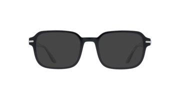 Shiny Black Crystal Dollis -  Acetate Sunglasses