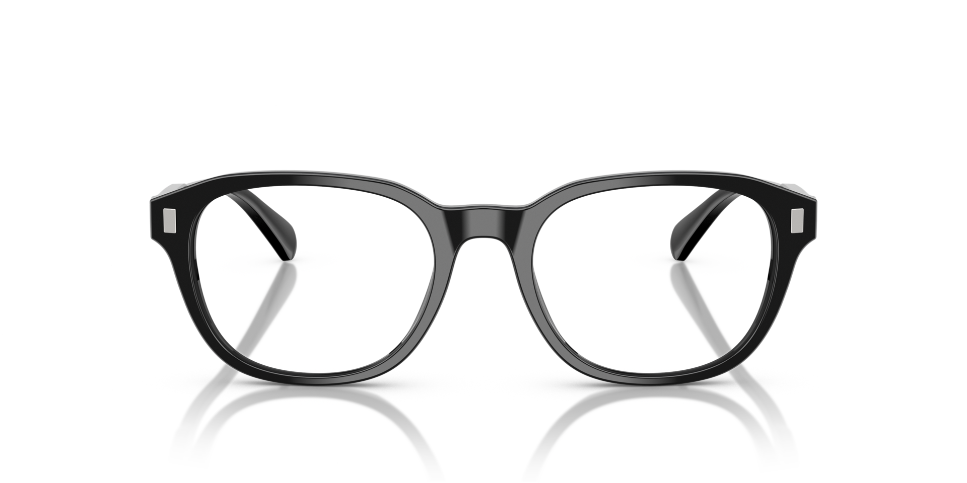 RA7172U Shiny Black AcetateEyeglass Frames for Glasses Direct, Front View