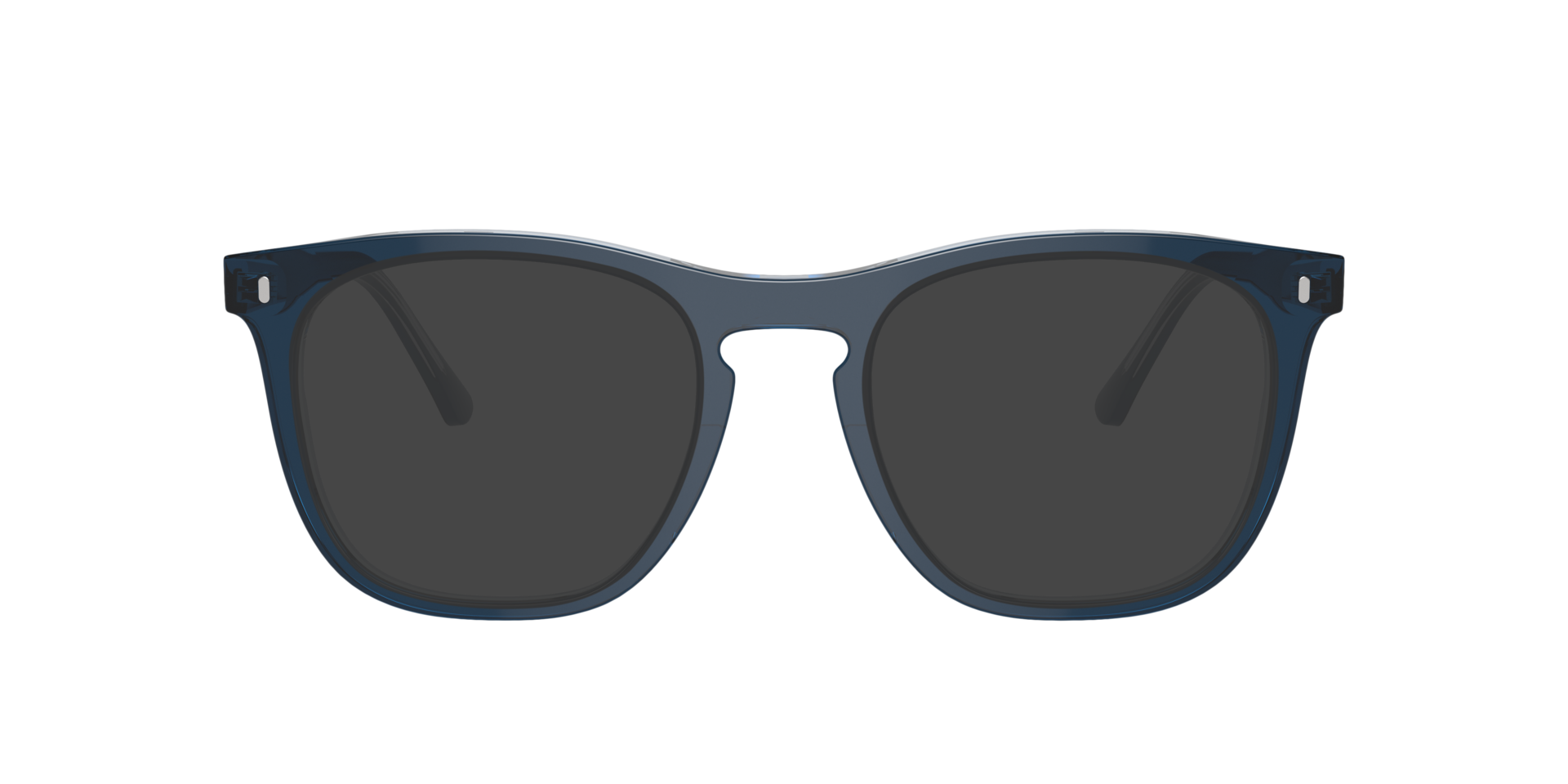 RB2210V Blue On Transparent Blue AcetateEyeglass Frames for Glasses Direct, with Tinted Lenses