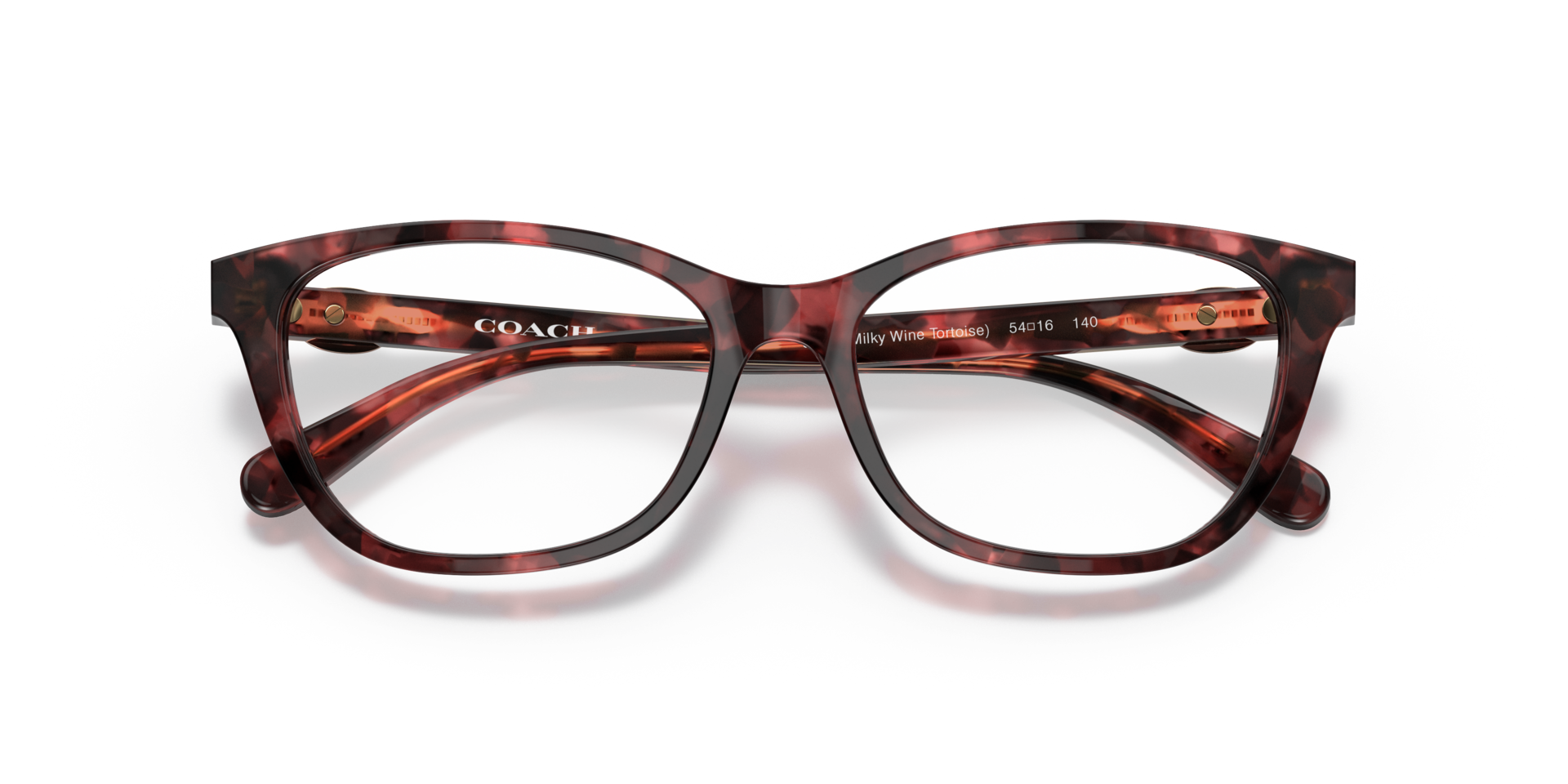 HC6180 Milky Wine Tortoise AcetateEyeglass Frames for Glasses Direct, Closed View