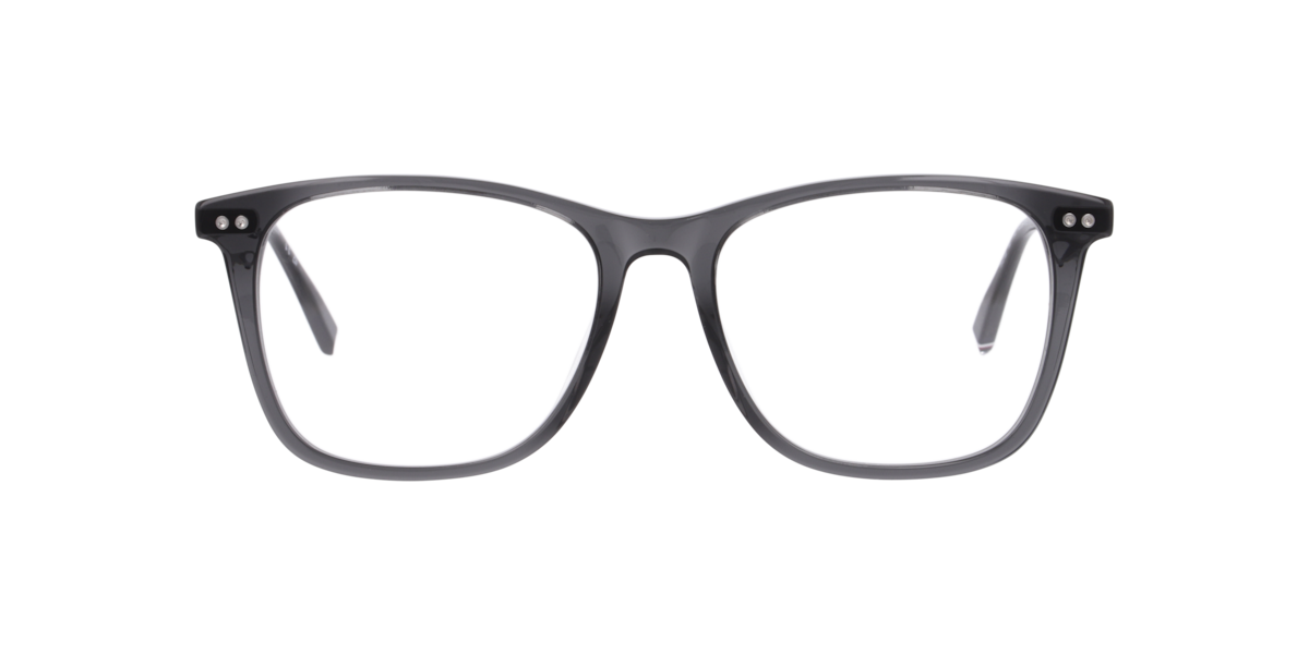 Tommy Hilfiger Men's Black Rectangle Acetate Eyeglasses Online - Full Rim - Th 2195