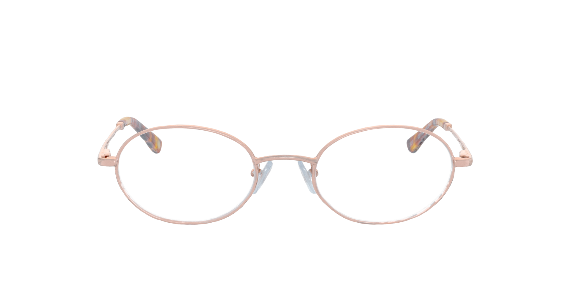 Millbank Pink Gold MetalEyeglass Frames for Glasses Direct, Front View