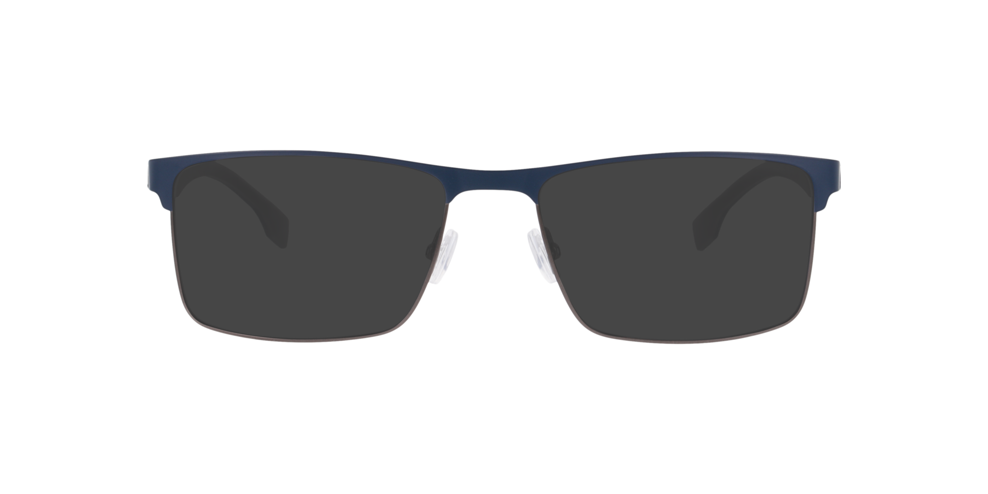 BOSS 1829 Blue Matte MetalEyeglass Frames for Glasses Direct, with Tinted Lenses