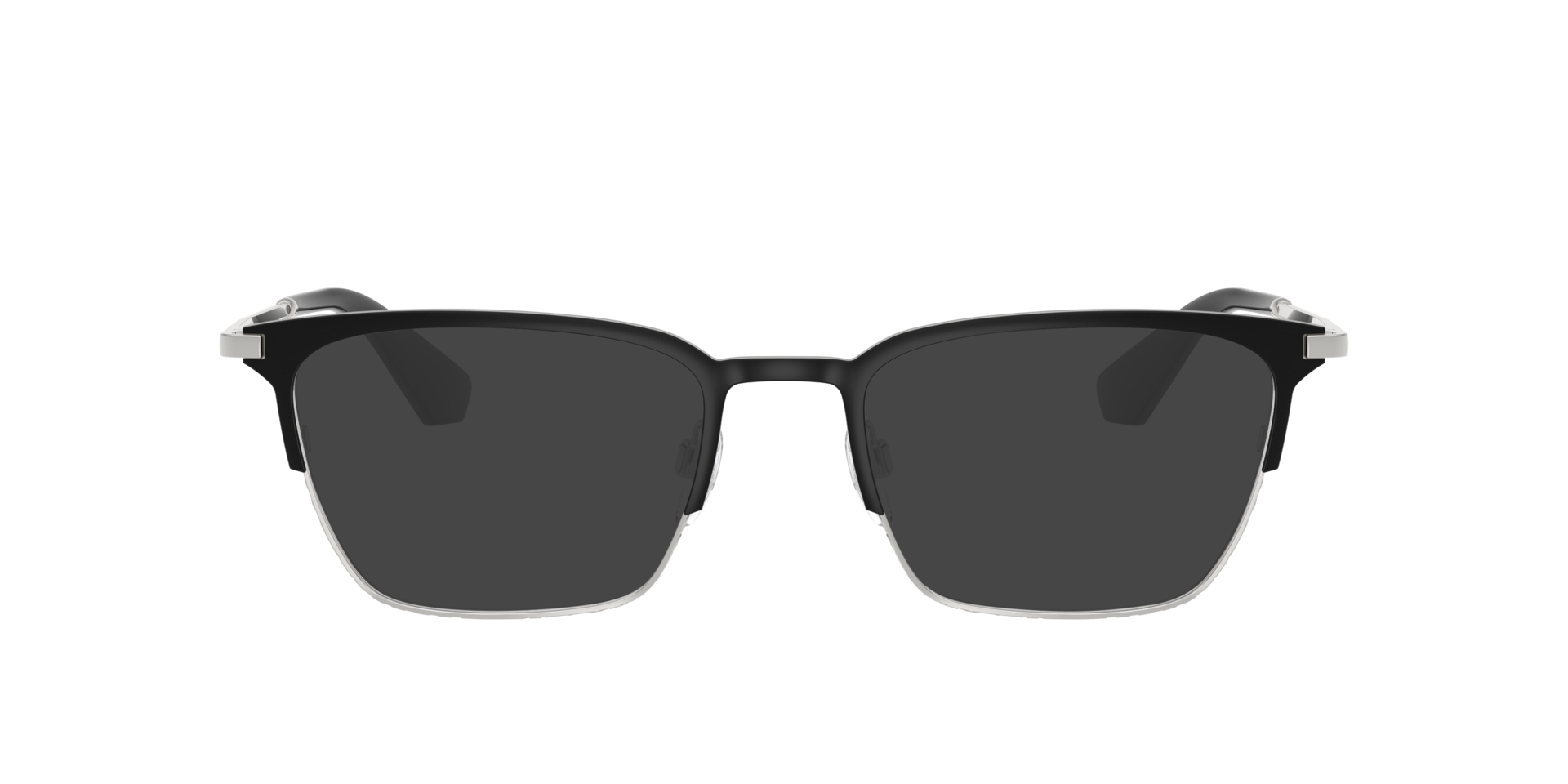 BE1401 Black & Silver MetalEyeglass Frames for Glasses Direct, with Tinted Lenses