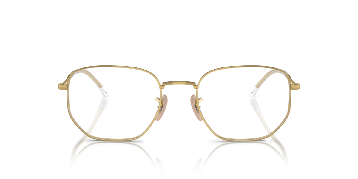 Ray-Ban Unisex Arista Gold Irregular Metal Eyeglasses Online - Full Rim - Rb6496