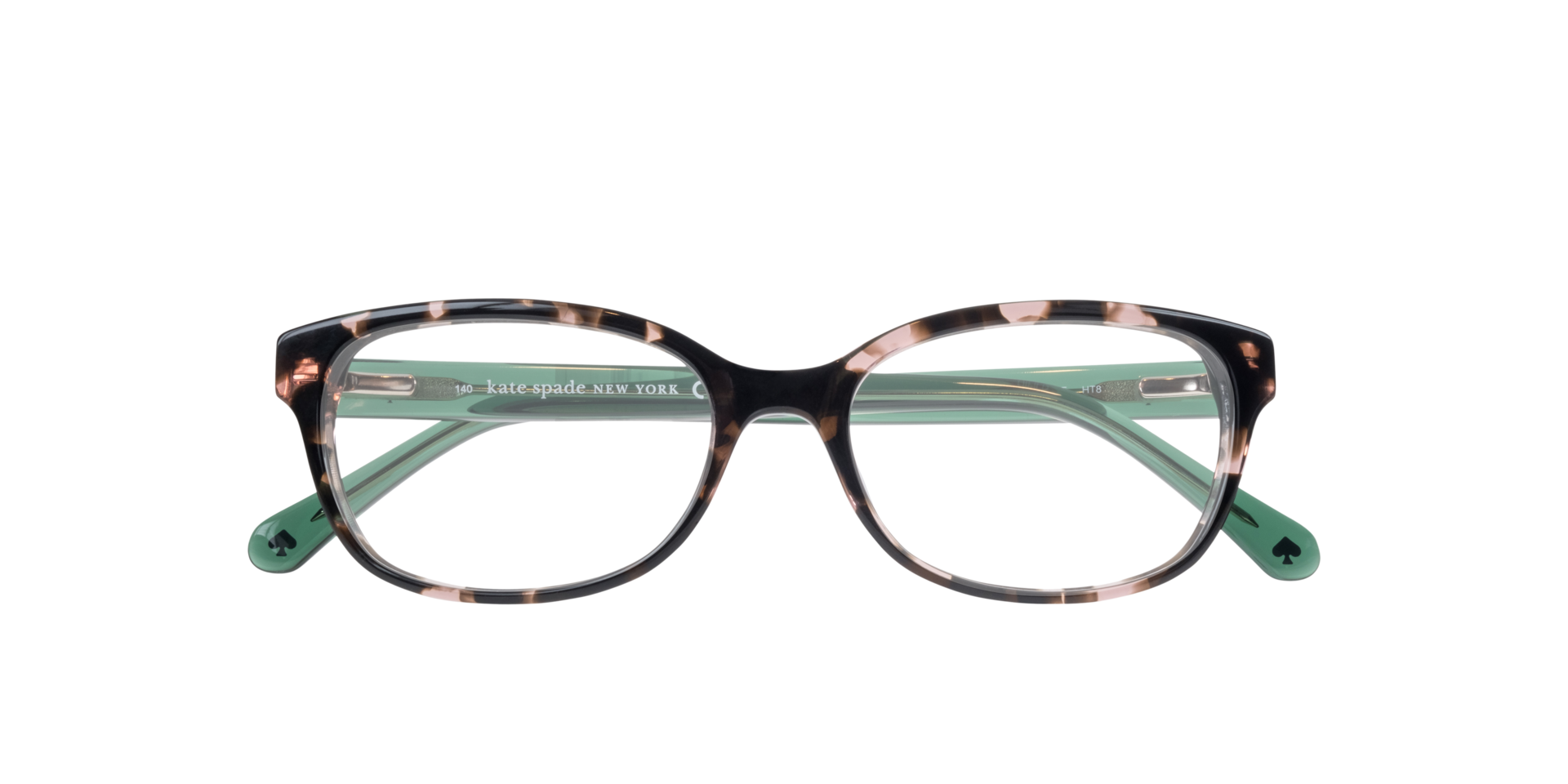 Violette K3 Tortoise Green AcetateEyeglass Frames for Glasses Direct, Closed View