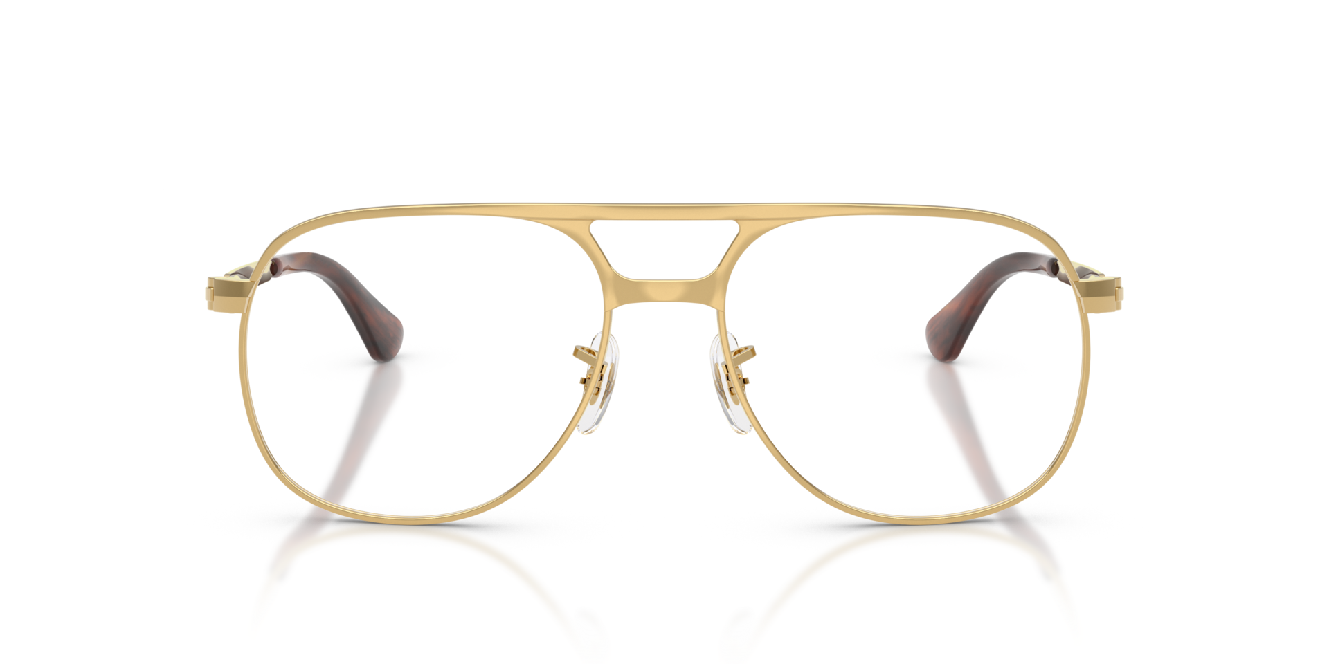 RB3793V Gold MetalEyeglass Frames for Glasses Direct, Front View