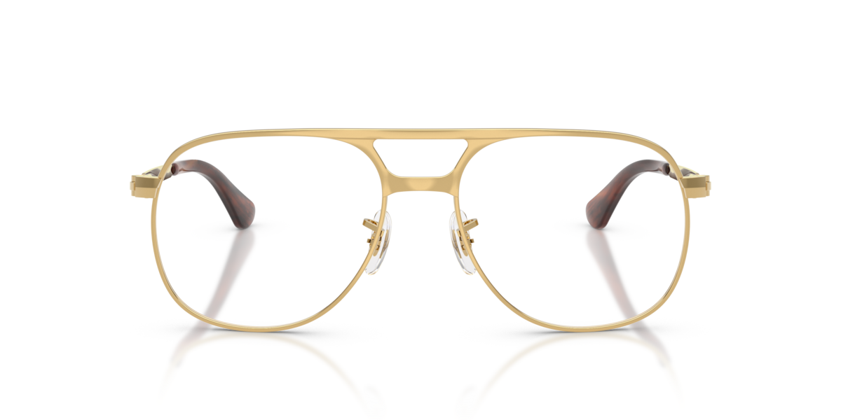 Gold square Metal eyeglasses Online - Full Rim - RB3793V