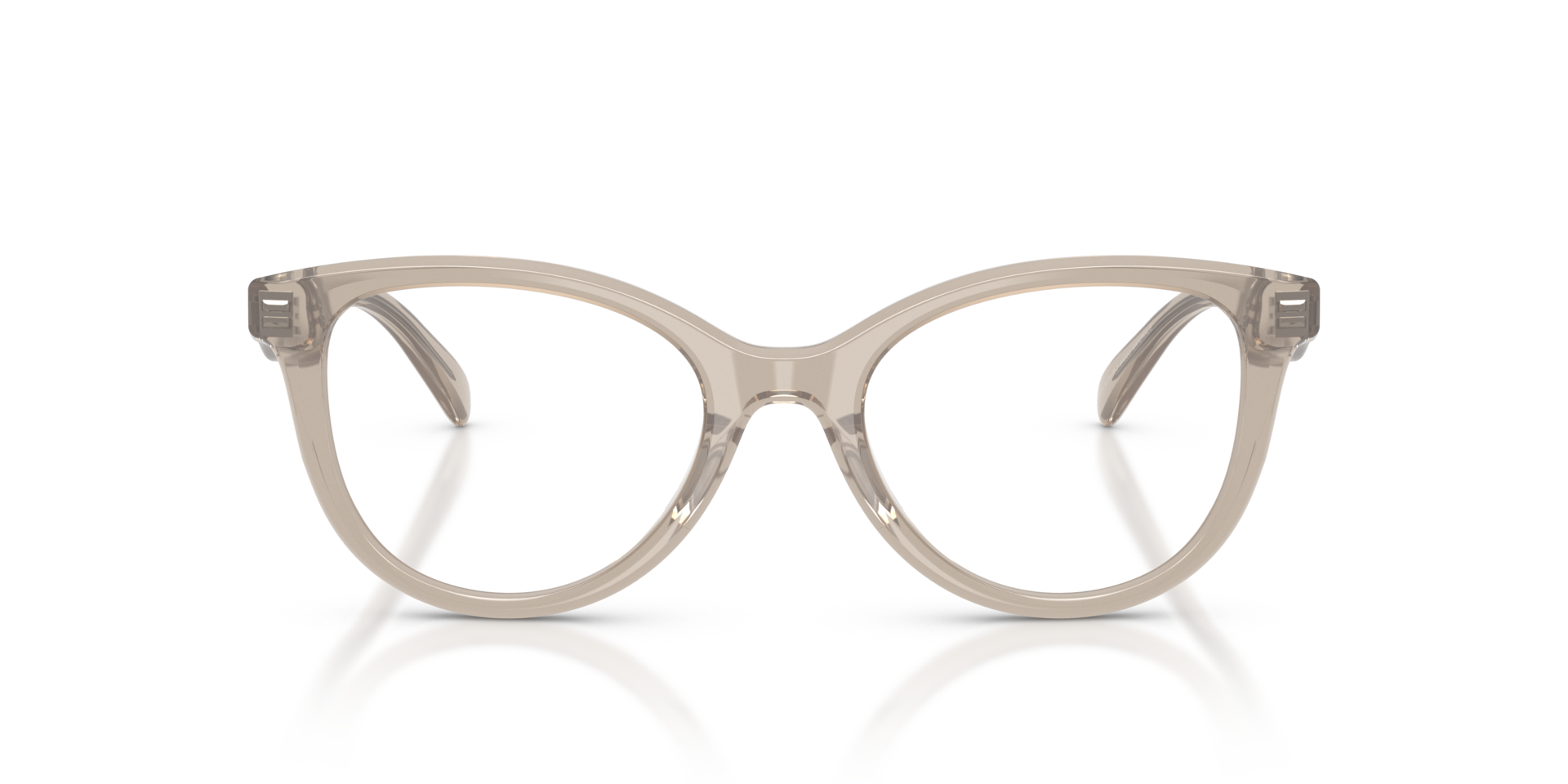 HC6284U Milky Grey AcetateEyeglass Frames for Glasses Direct, Front View