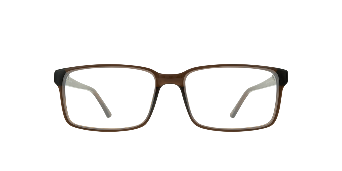 Crystal Brown rectangle Plastic eyeglasses Online - Full Rim - Kabir