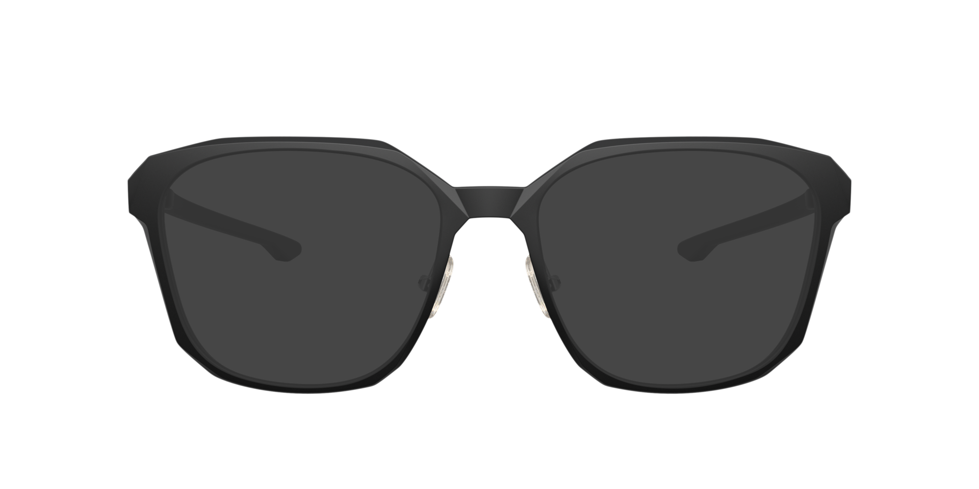 Slender Satin Black PlasticEyeglass Frames for Glasses Direct, with Tinted Lenses
