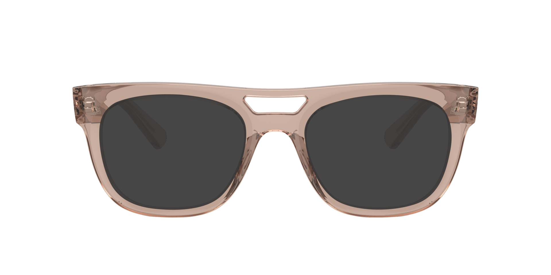 RB7226 Transparent Light Brown PlasticSunglass Frames for Glasses Direct, with Tinted Lenses
