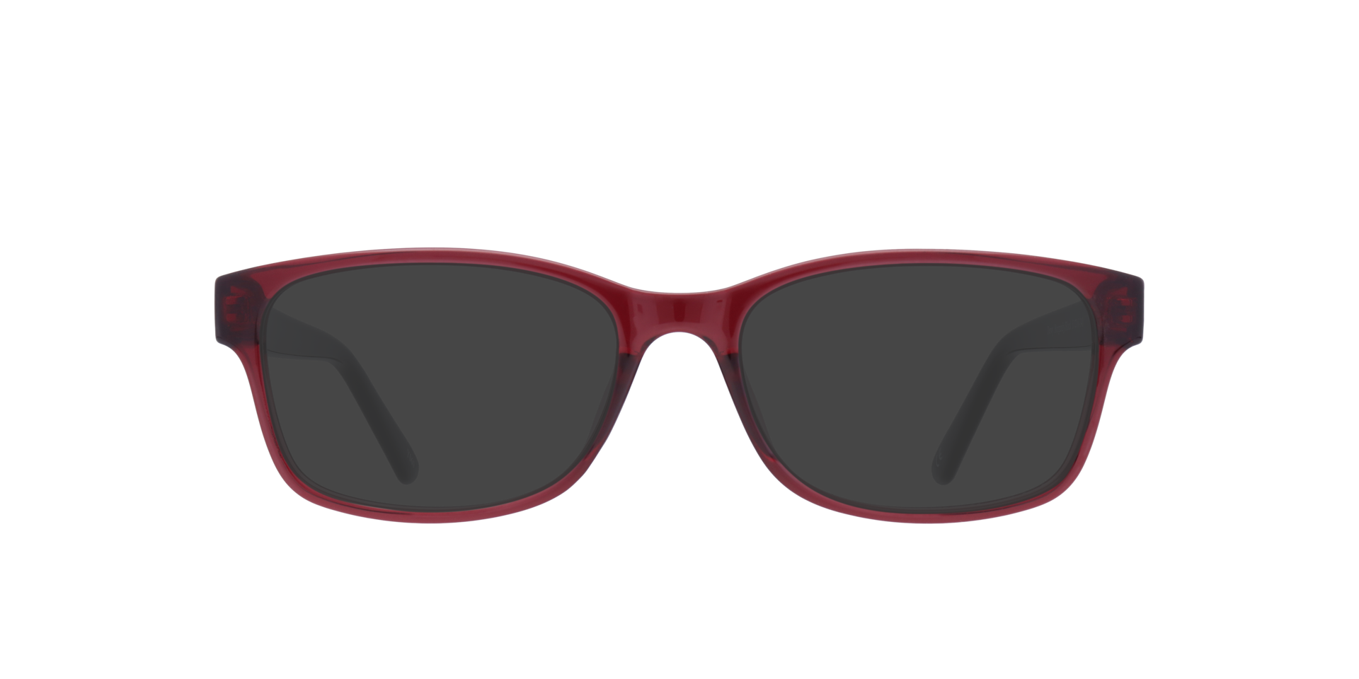 Dewy Burgundy & Black PlasticEyeglass Frames for Glasses Direct, with Tinted Lenses