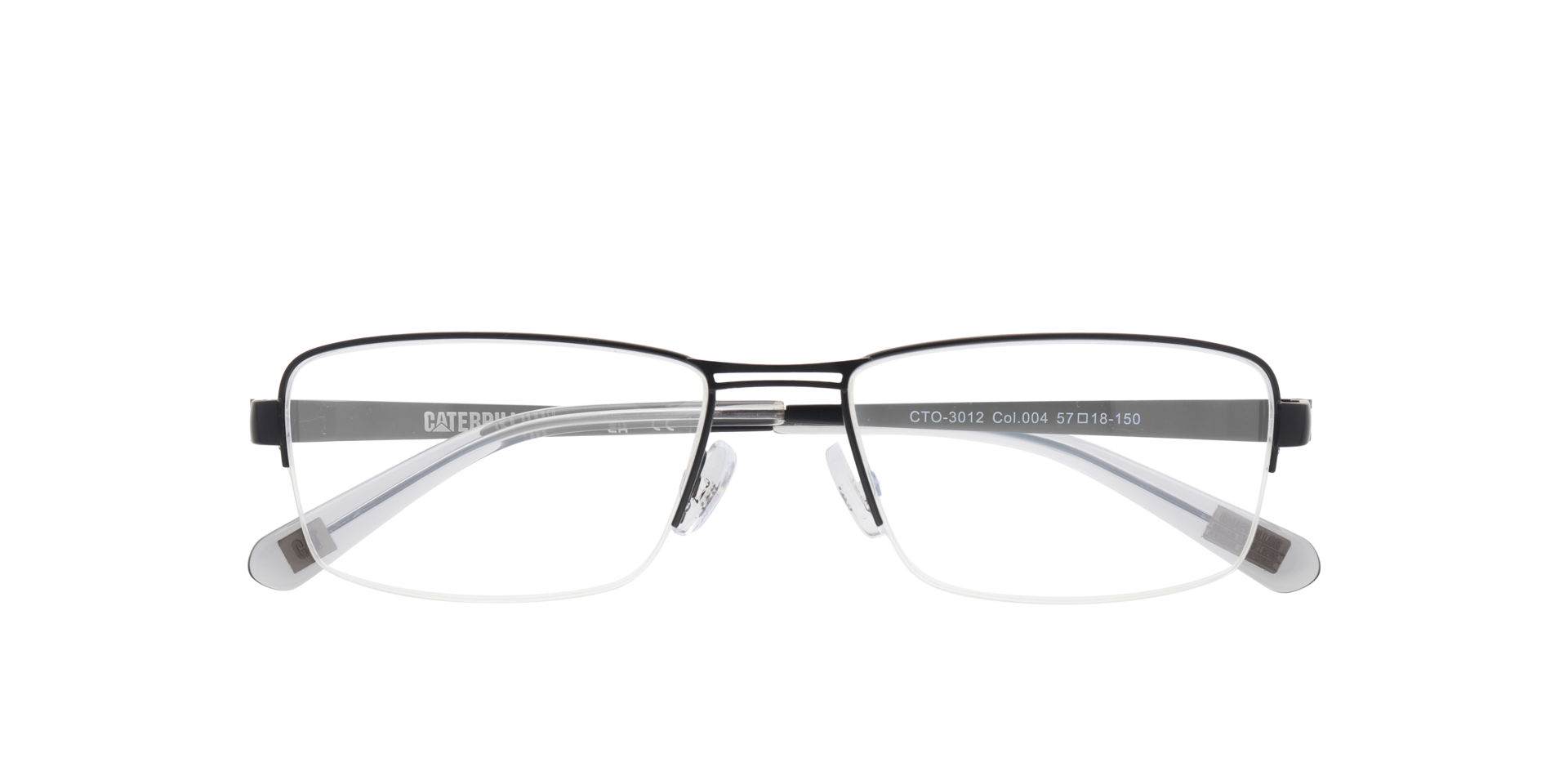 CTO 3012 Black MetalEyeglass Frames for Glasses Direct, Closed View
