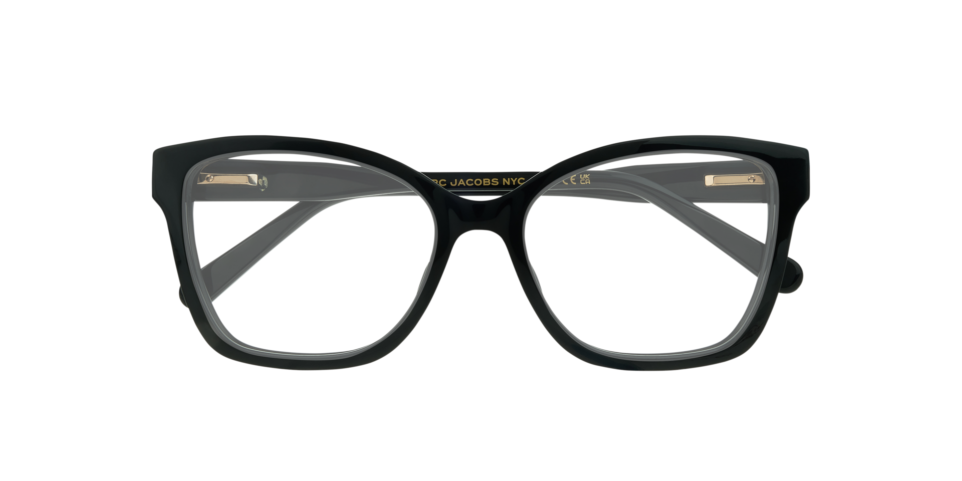 MARC 735 Black AcetateEyeglass Frames for Glasses Direct, Closed View