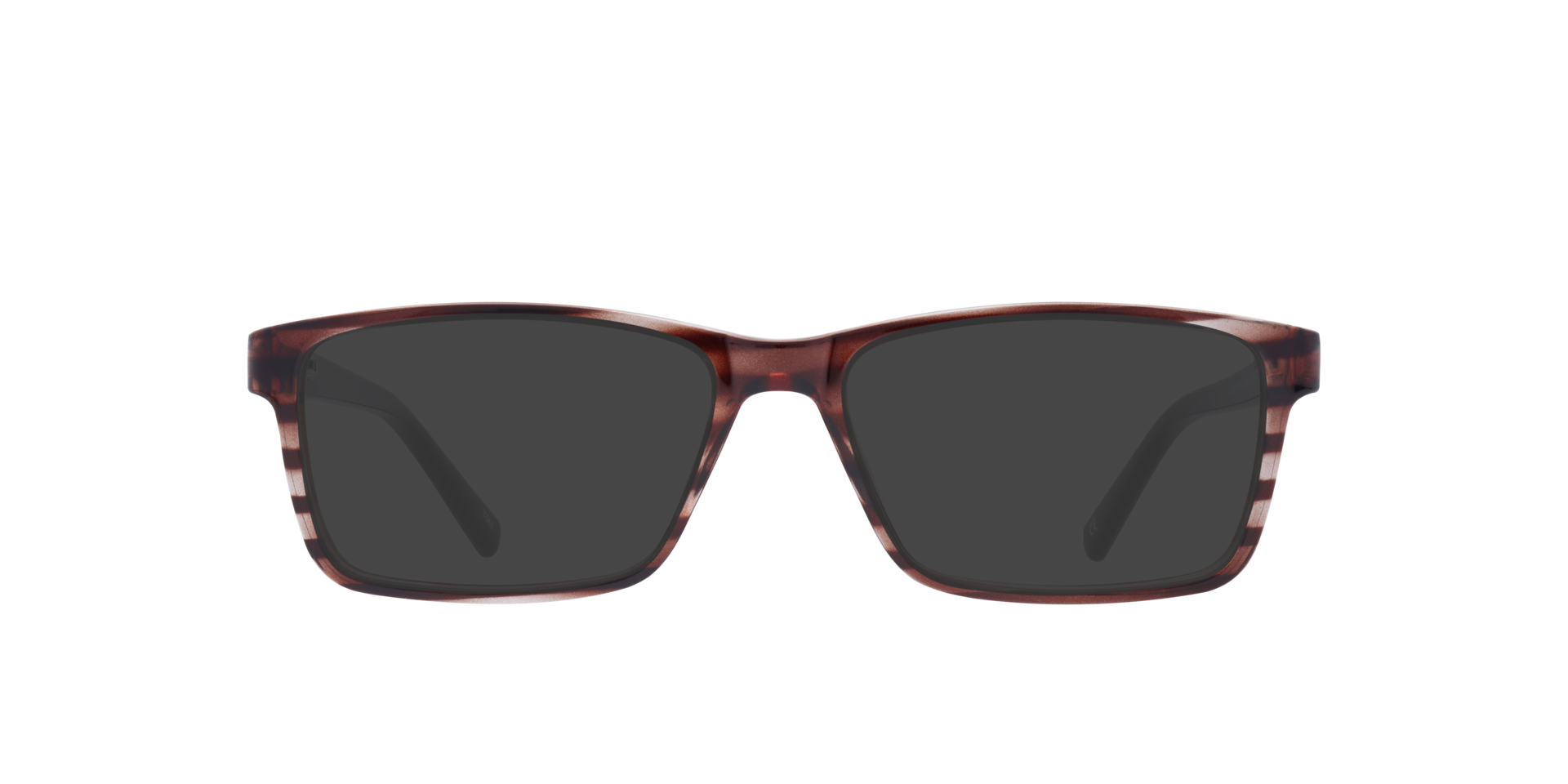 Doran Brown Horn PlasticSunglass Frames for Glasses Direct, with Tinted Lenses