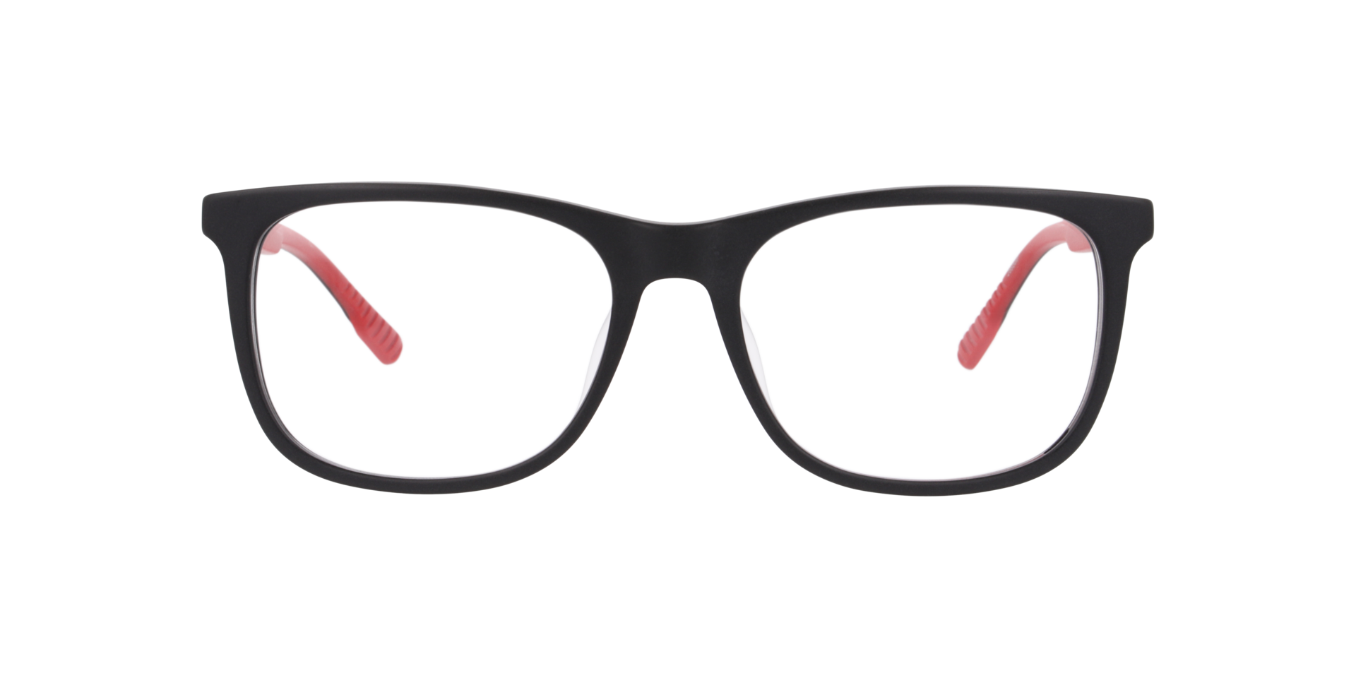 Nb4193 Black Red AcetateEyeglass Frames for Glasses Direct, Front View