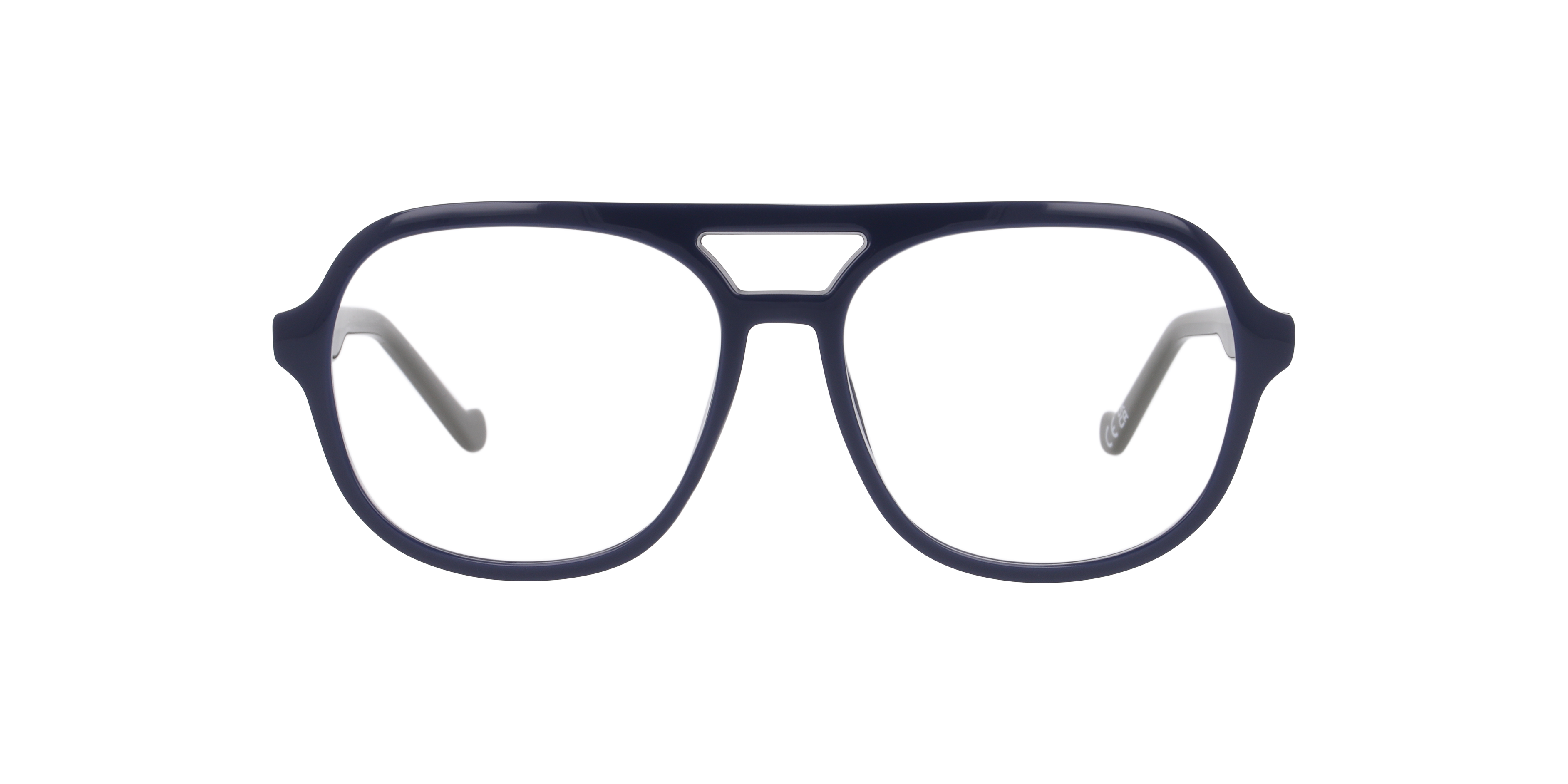 Maxwell Dark Blue PlasticEyeglass Frames for Glasses Direct, Front View