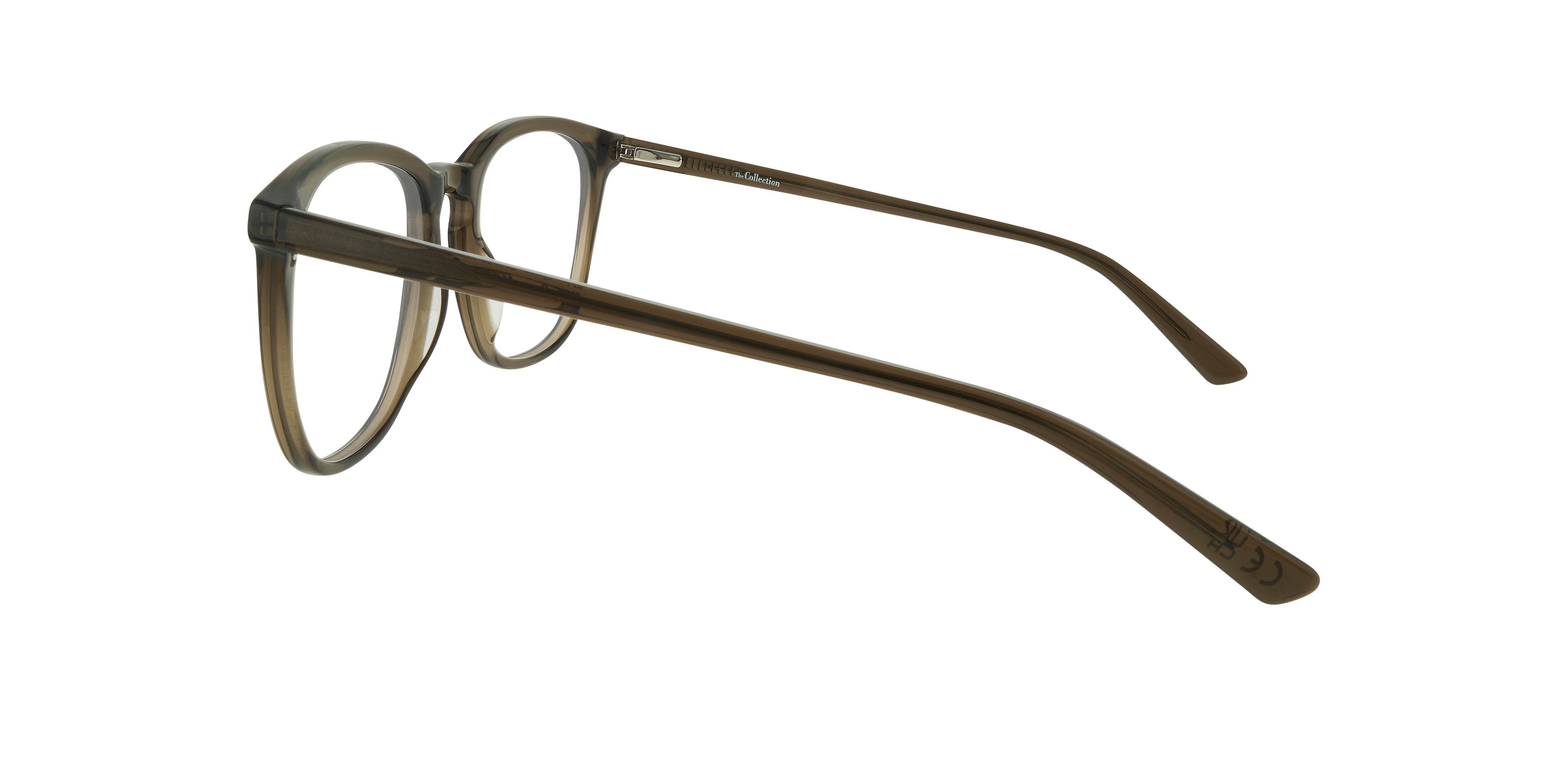 Lawson Shiny Green AcetateEyeglass Frames for Glasses Direct, Side View