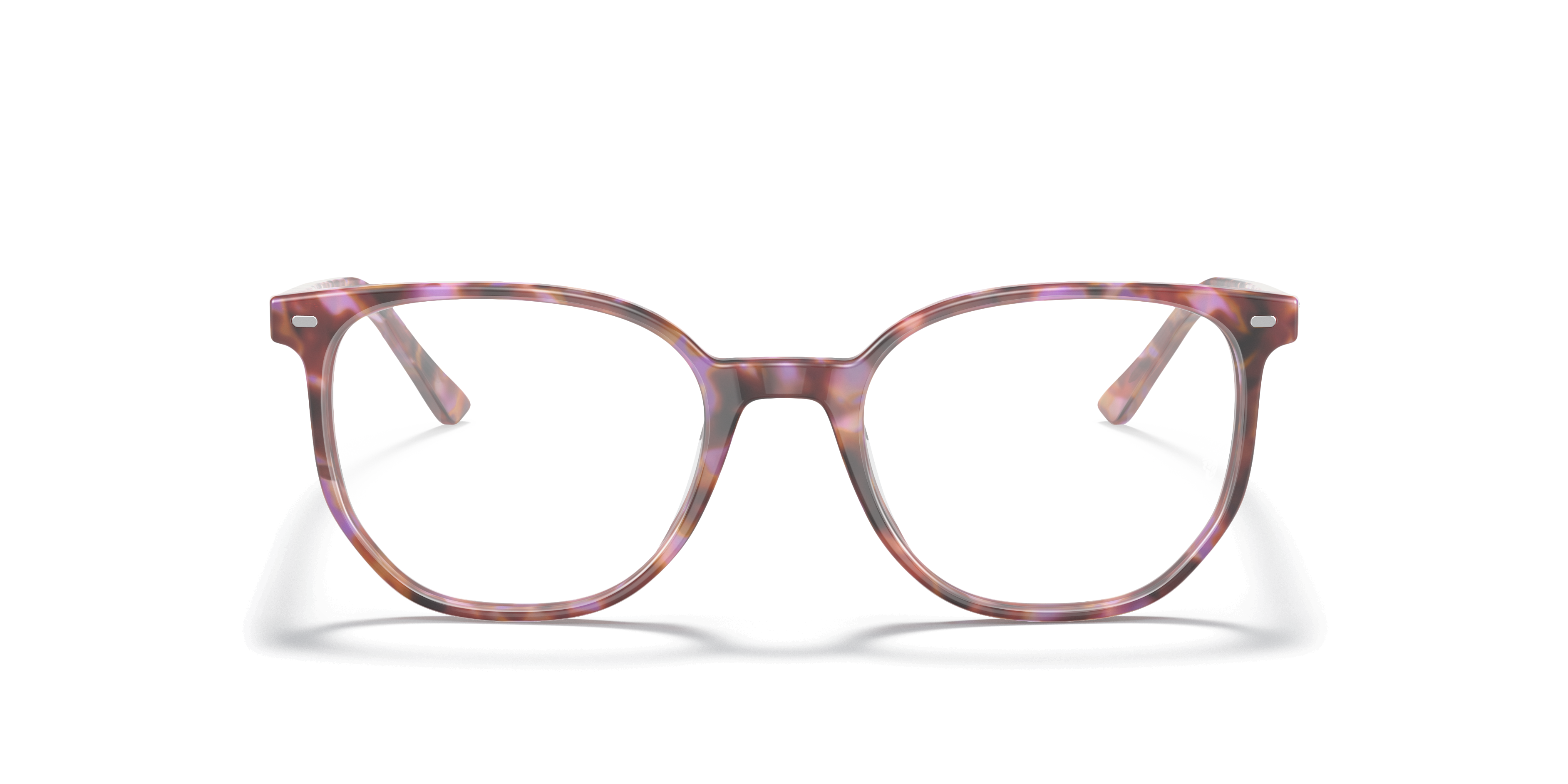 RB5397 Brown & Violet Havana AcetateEyeglass Frames for Glasses Direct, Front View
