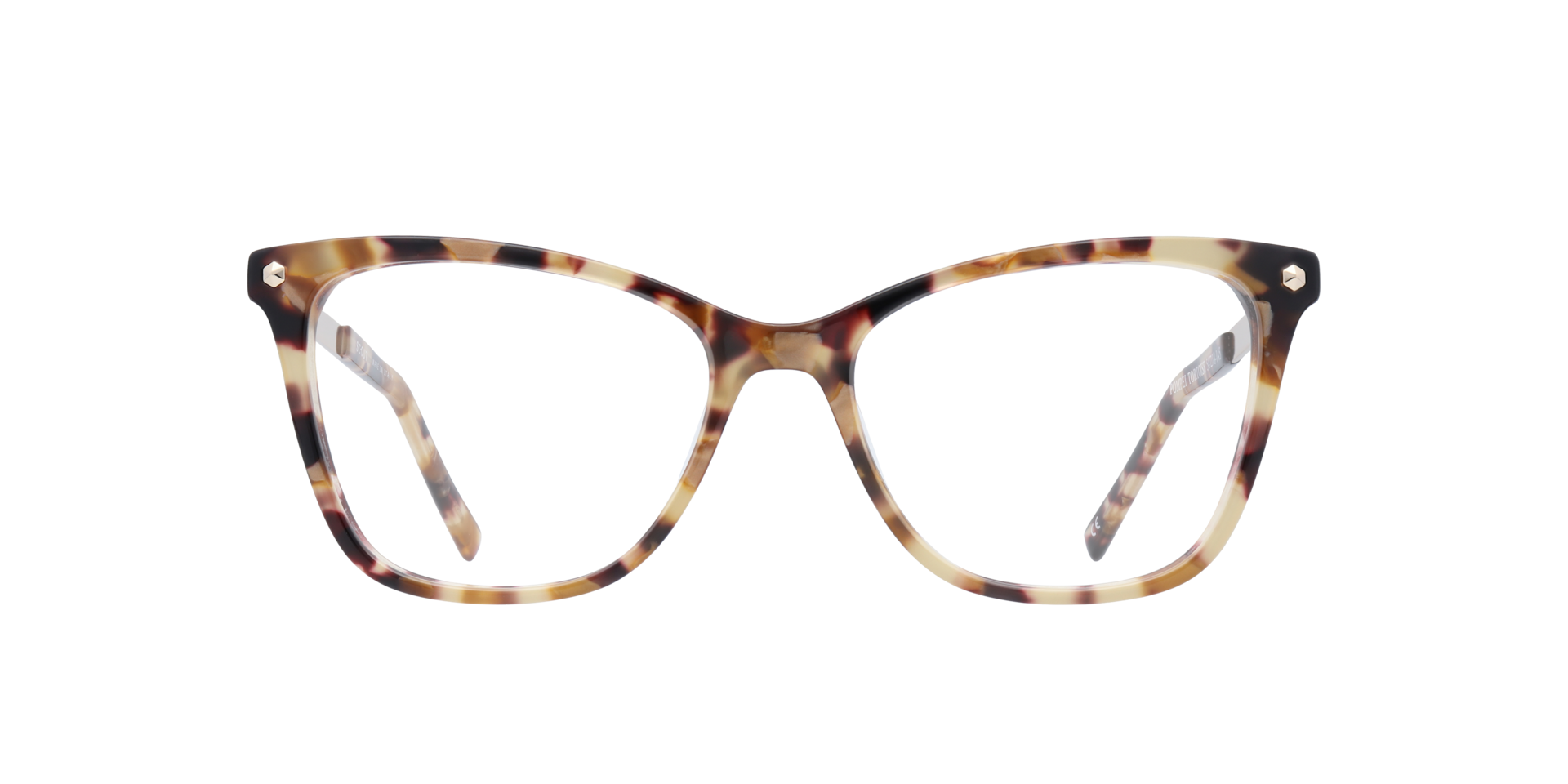 Pompei Tortoise AcetateEyeglass Frames for Glasses Direct, Front View